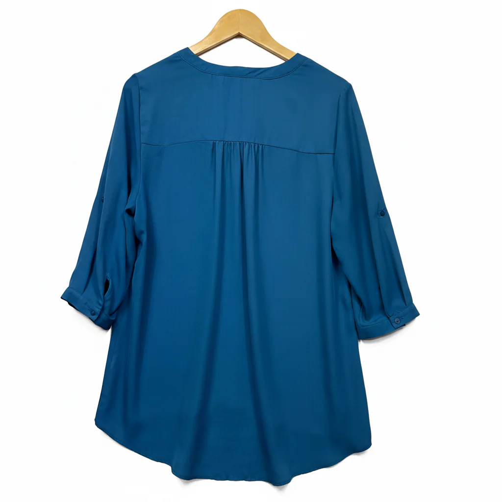 Katies Teal Blue Shirt - Size 14 - Image 2