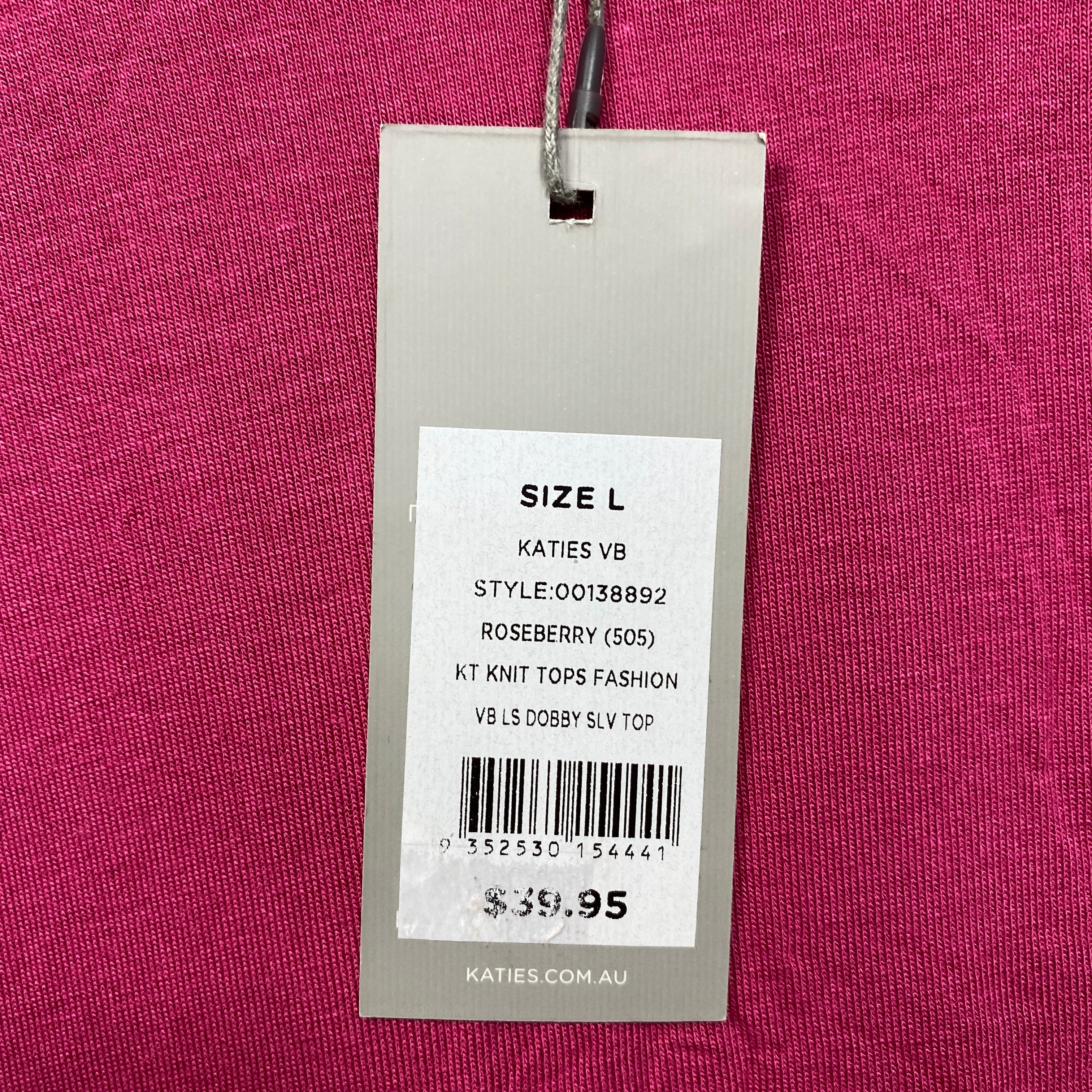 Katies Top Size Large 14 Long Sleeve Casual New - Image 5