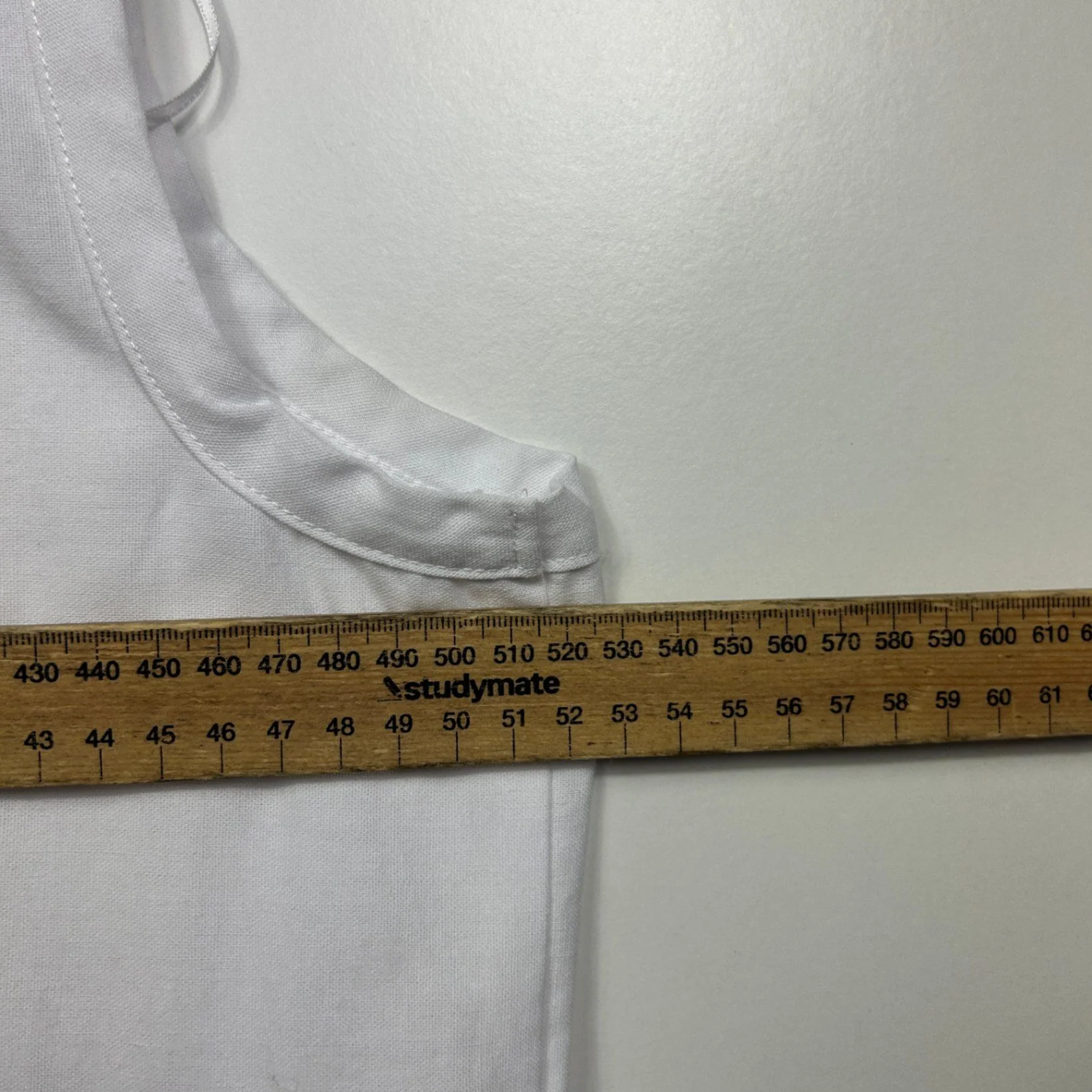 Katies Womens White Cotton Pockets Sheer Sleeveless Maxi Dress Size 16 - Image 5