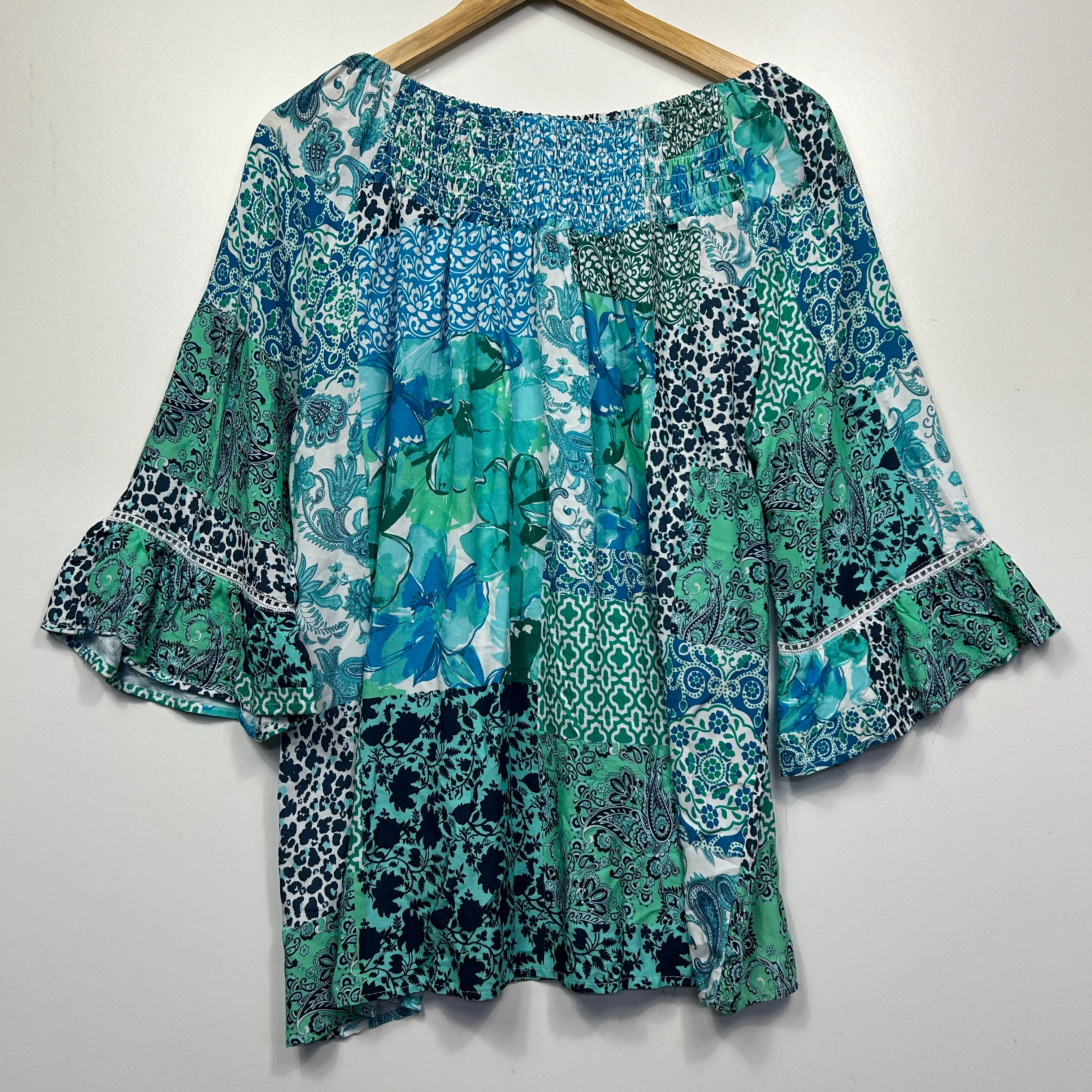 Millers Multicoloured Patterned Top - Size 12 - Image 2