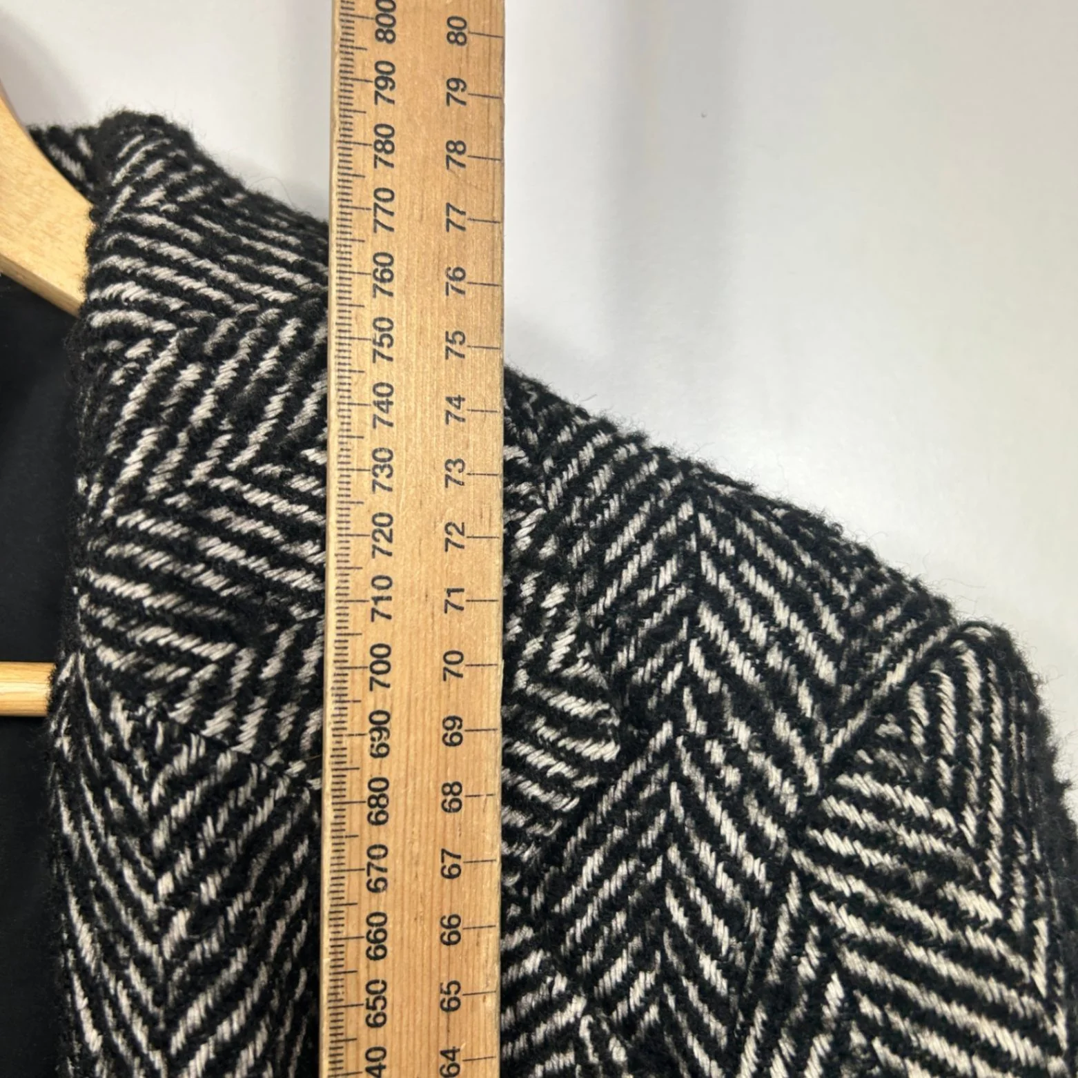 Lily Loves Jacket Blazer Size 14 16 L/XL Black White Long Sleeve - Image 6
