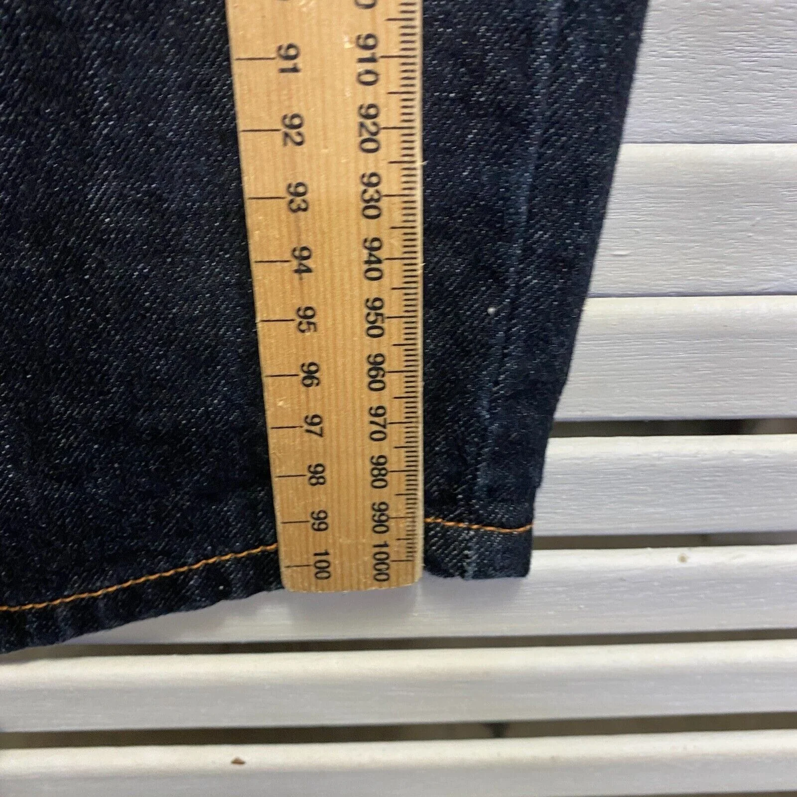 LIONESS Women's Dark Wash Denim Long Maxi Skirt With Split Size XXL 16 - Image 10