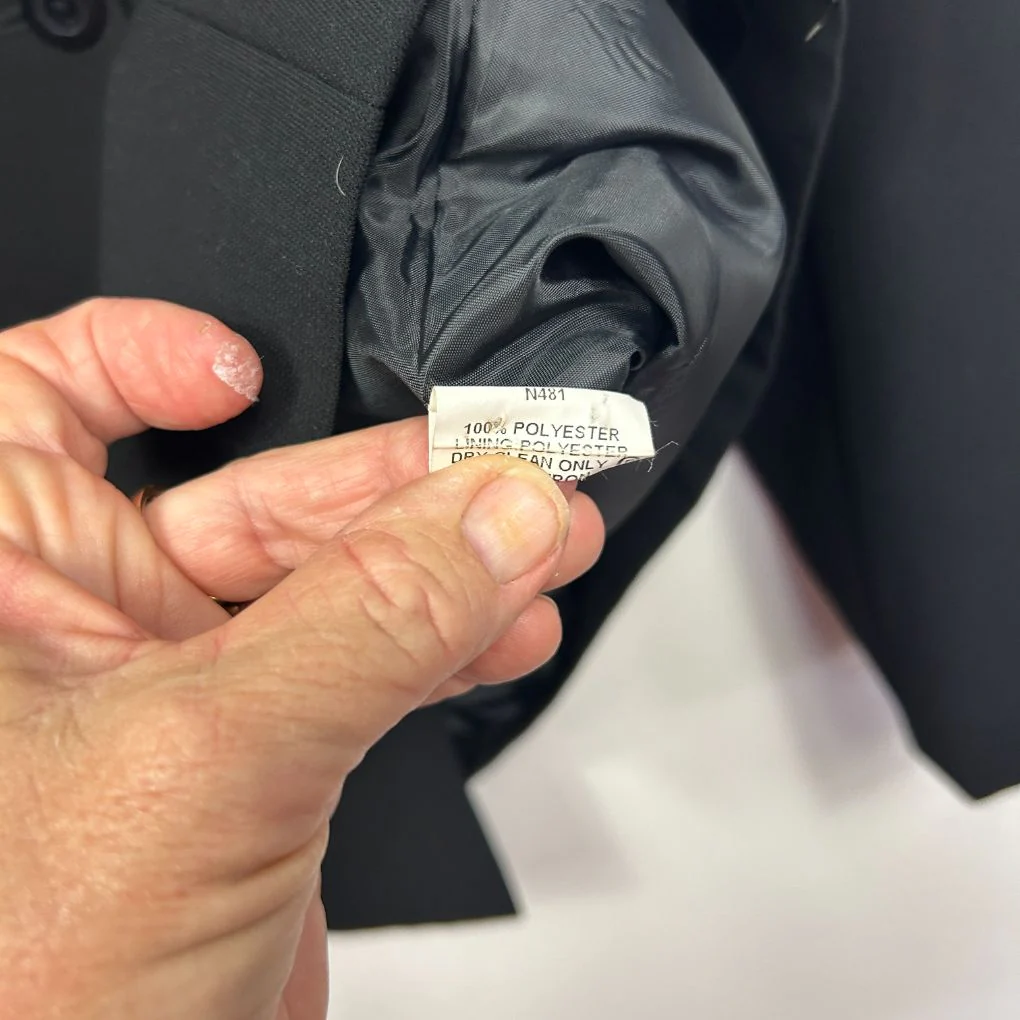 Liz Jordan Black Blazer - Size 14 - Image 4