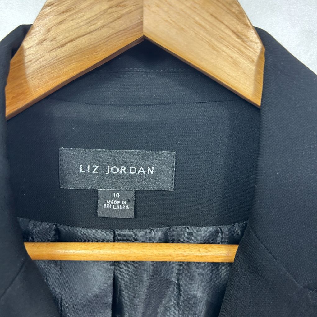Liz Jordan Black Blazer - Size 14 - Image 6