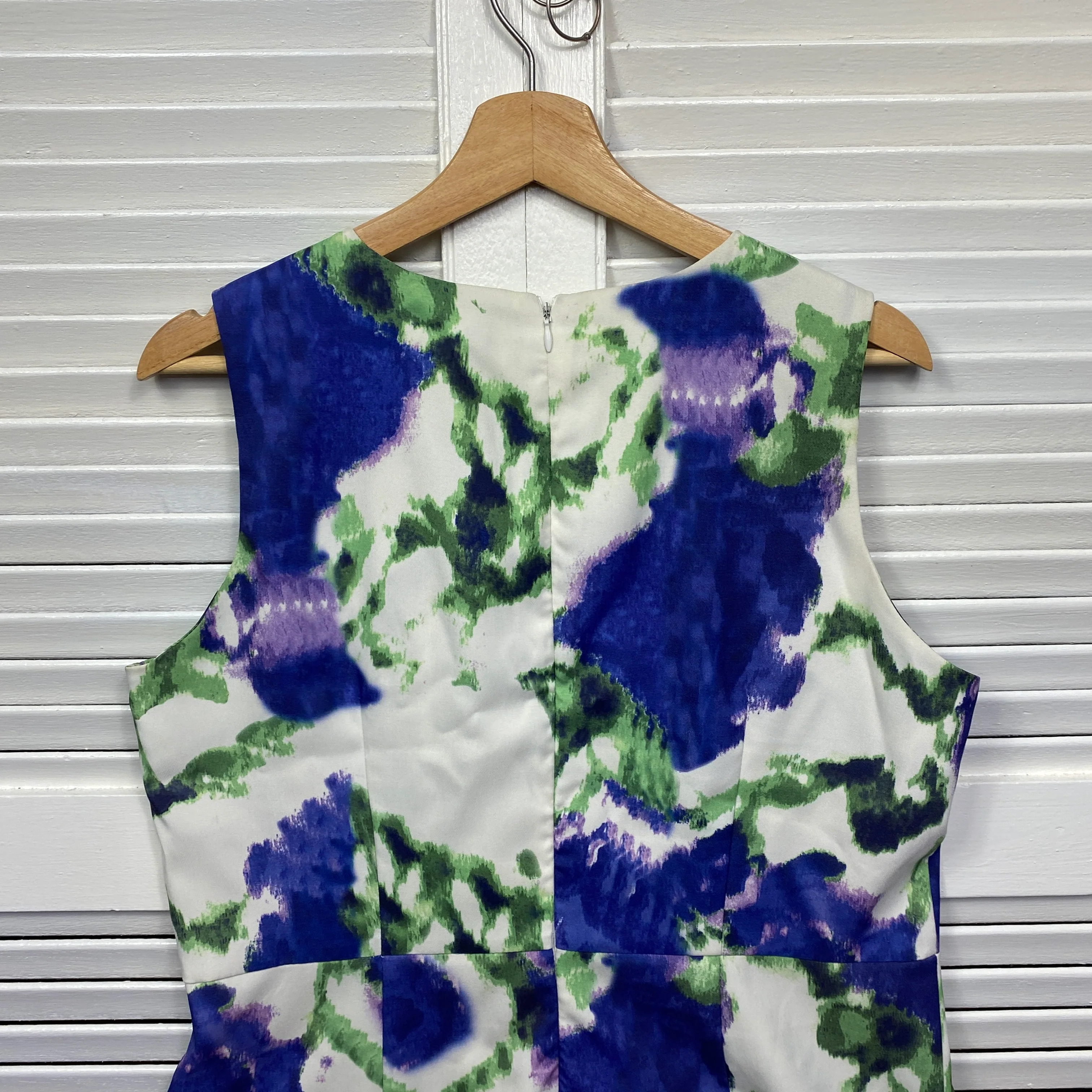 Liz Jordan Dress Size 14 Sleeveless Floral Multicoloured - Image 6