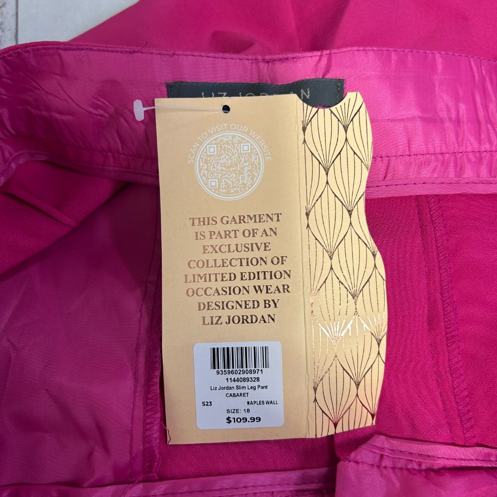 Liz Jordan Pink Pants - Size 18 - Image 2