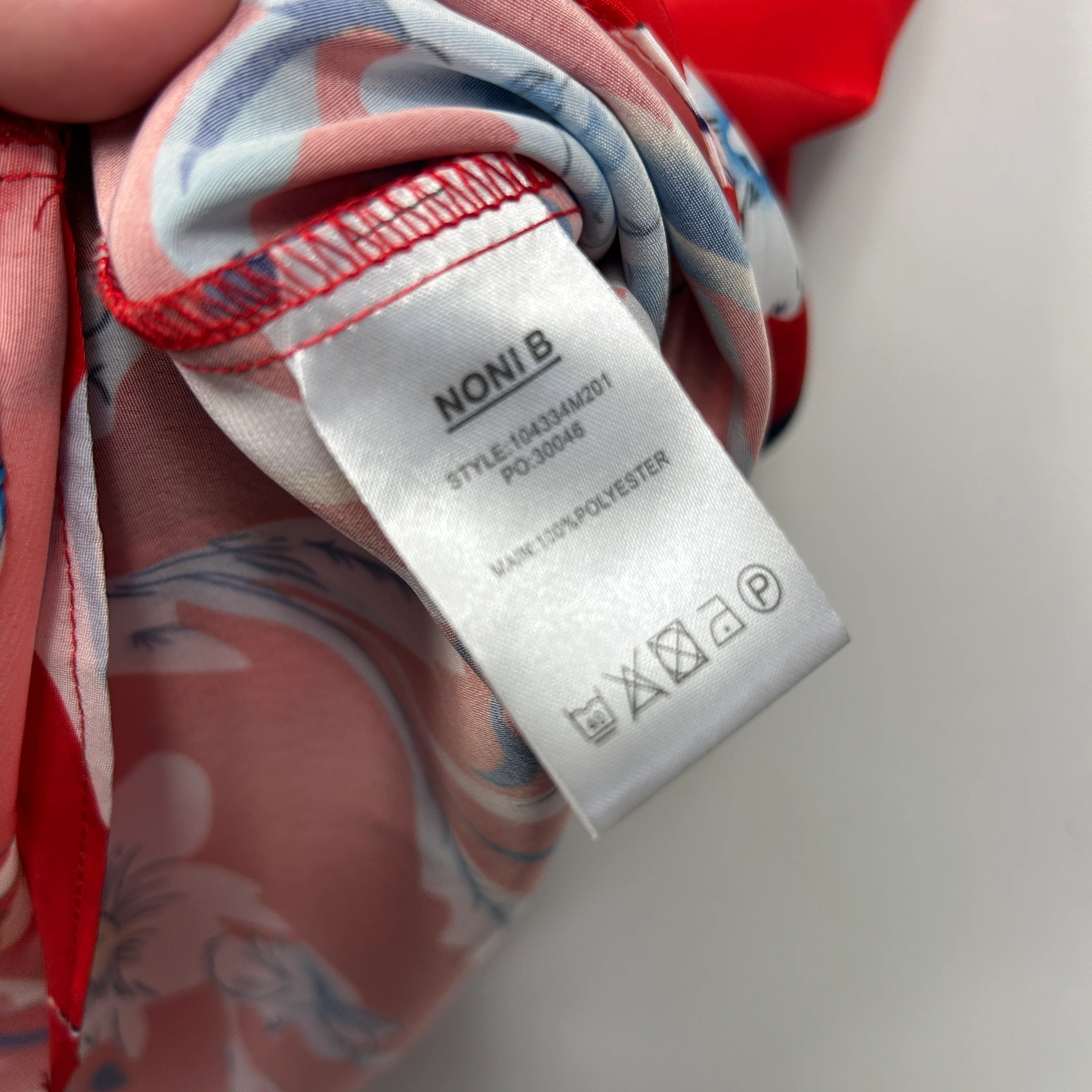 Liz Jordan Red Floral Print Top - Size 16 - Image 5