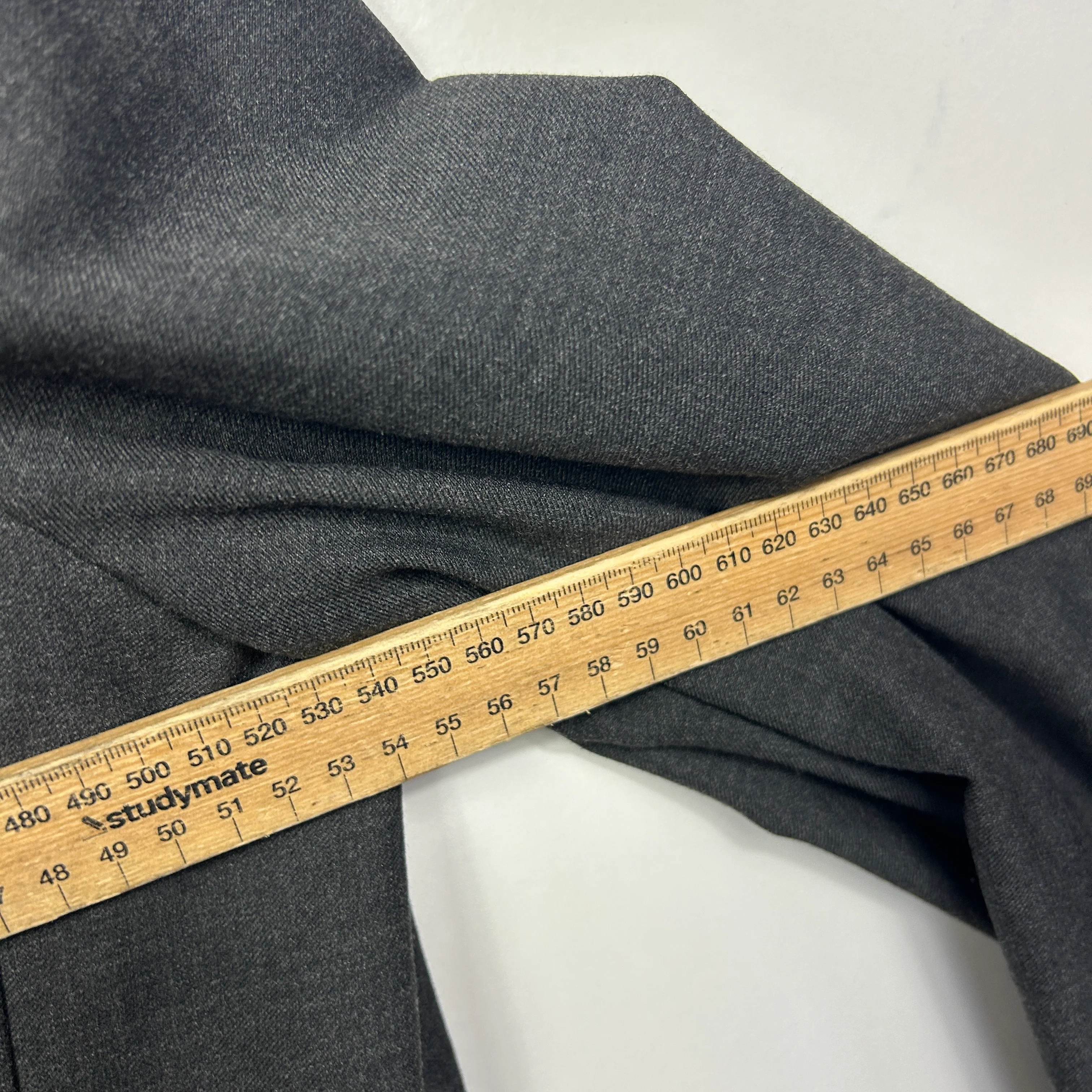 Vintage Long Tall Sally Black Blazer Jacket - Size 16 - Image 6