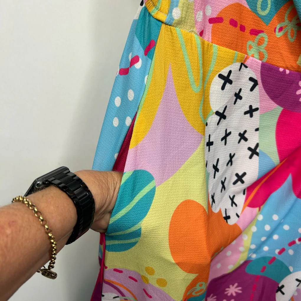 Lorraine Multicoloured Dress - Size 16 - Image 3