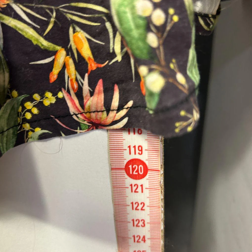 Love Daphne Sweetheart Dark Floral Cotton Dress - Size 5XL - Image 10