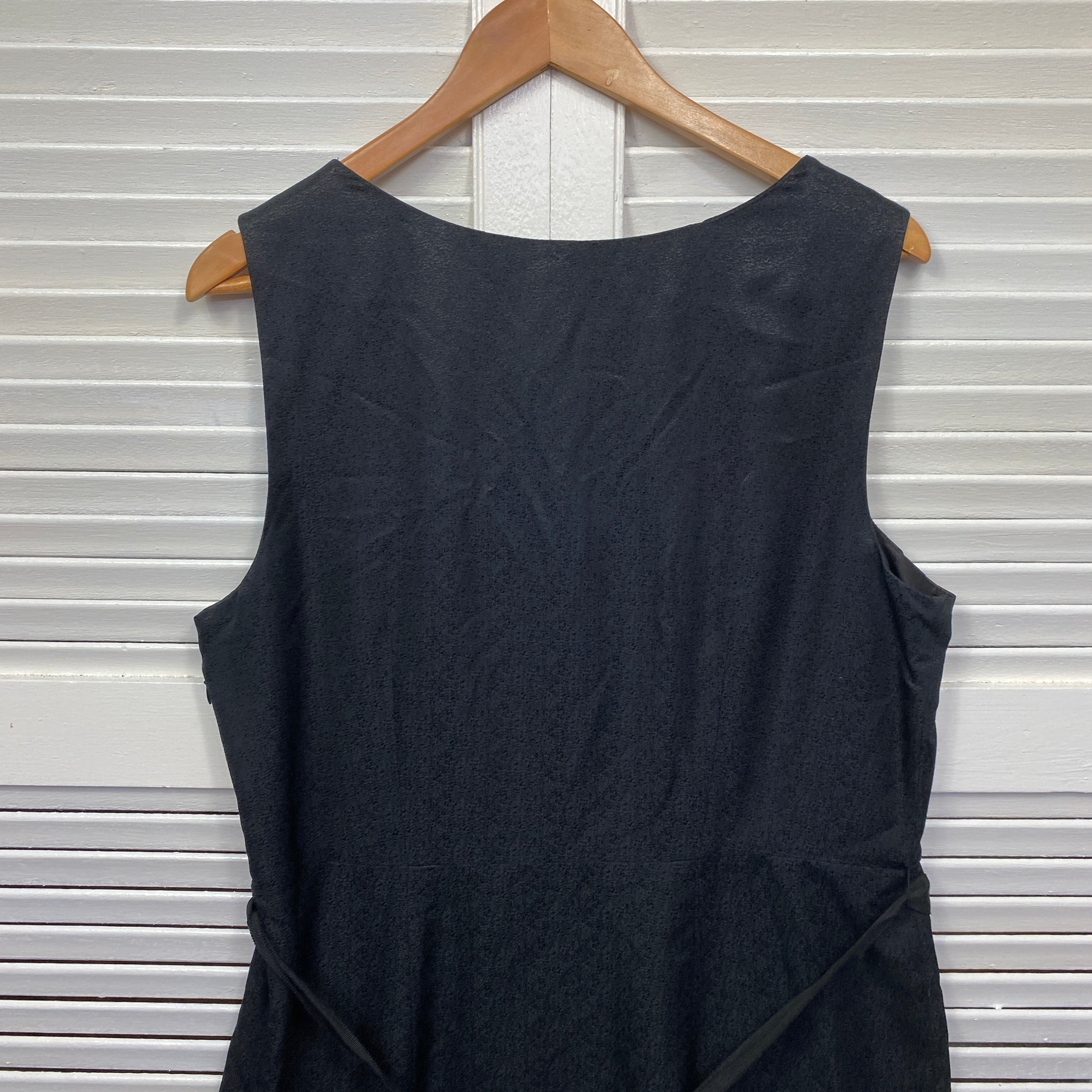 Sportscraft Dress Size 16 Grey Pencil Office Lined - Image 3