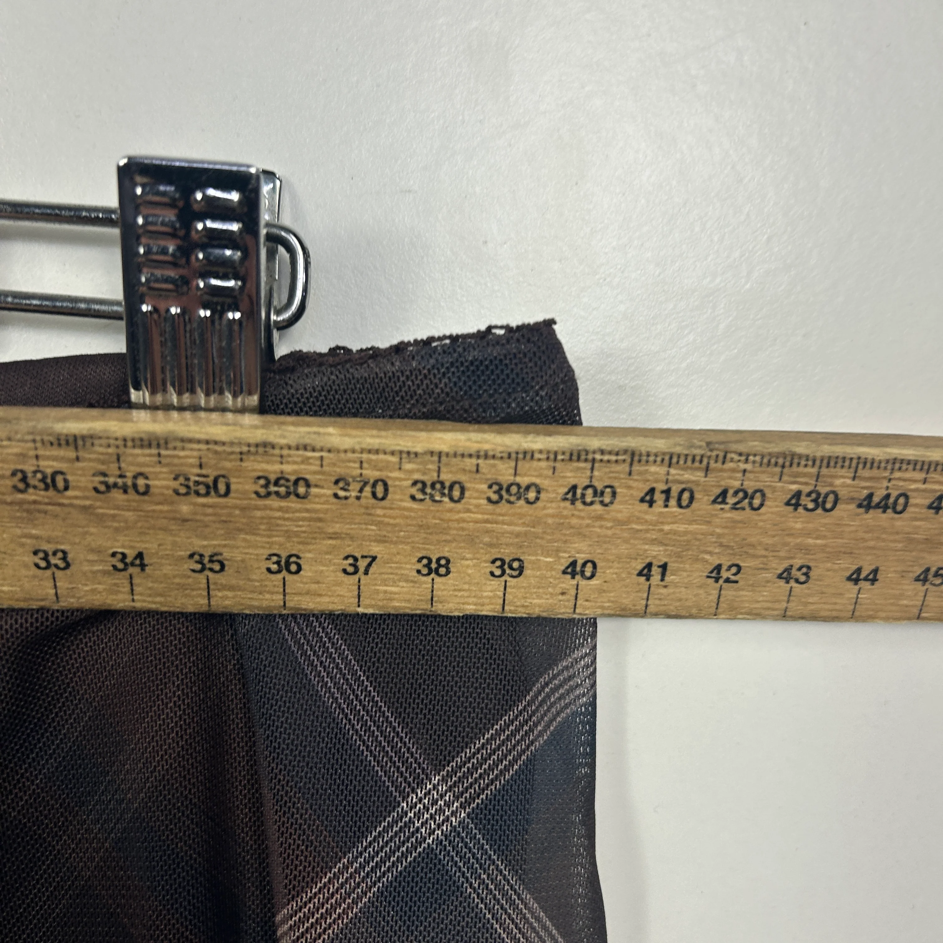 & me Brown Check Mesh Skirt - Size 16 - Image 5