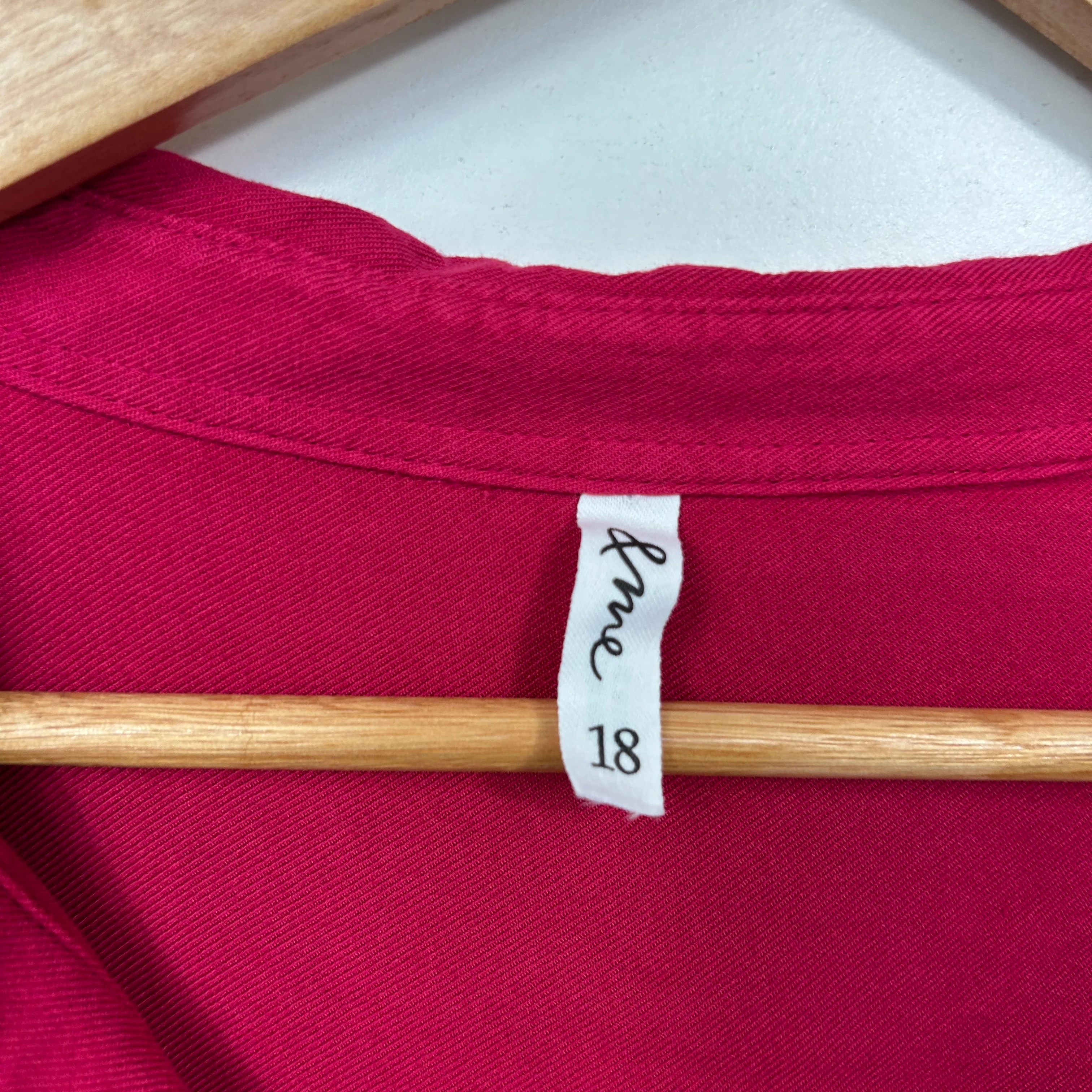 & me Burgundy Long Sleeve Shirt - Size 18 - Image 2