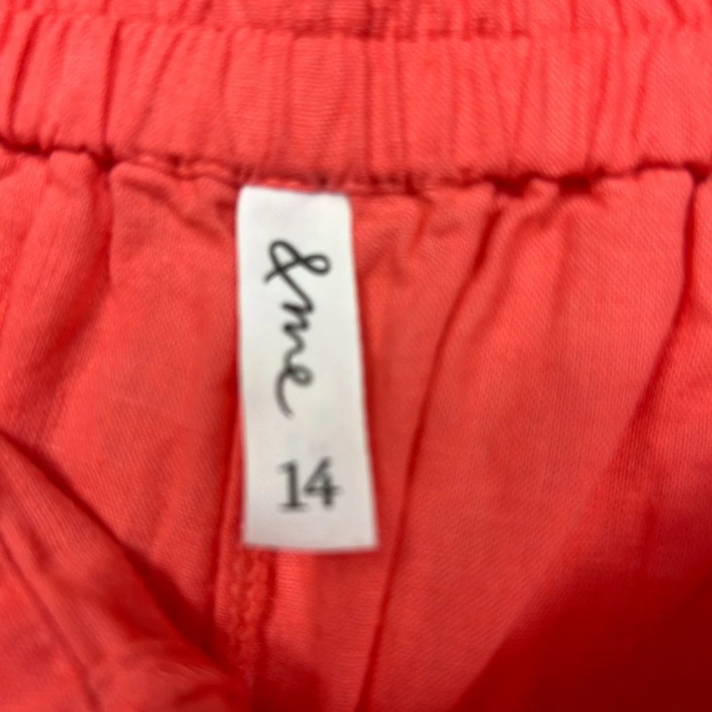 & me Coral Linen Wide Leg Pants - Size 14 - Image 2