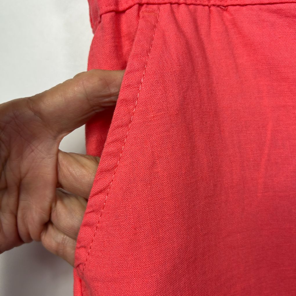 & me Coral Linen Wide Leg Pants - Size 14 - Image 4