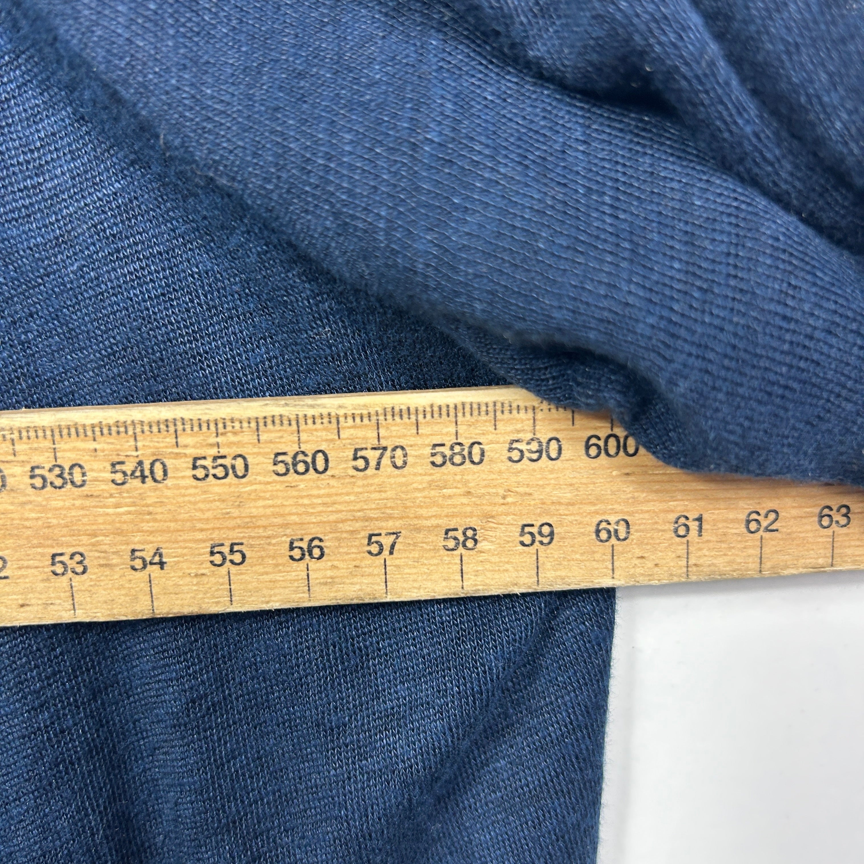 Metalicus Navy Linen Open Front Top - Size M/L - Image 6