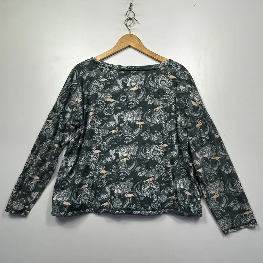 Mia Lucce Teal Paisley Print Top - Size 2XL - Image 2