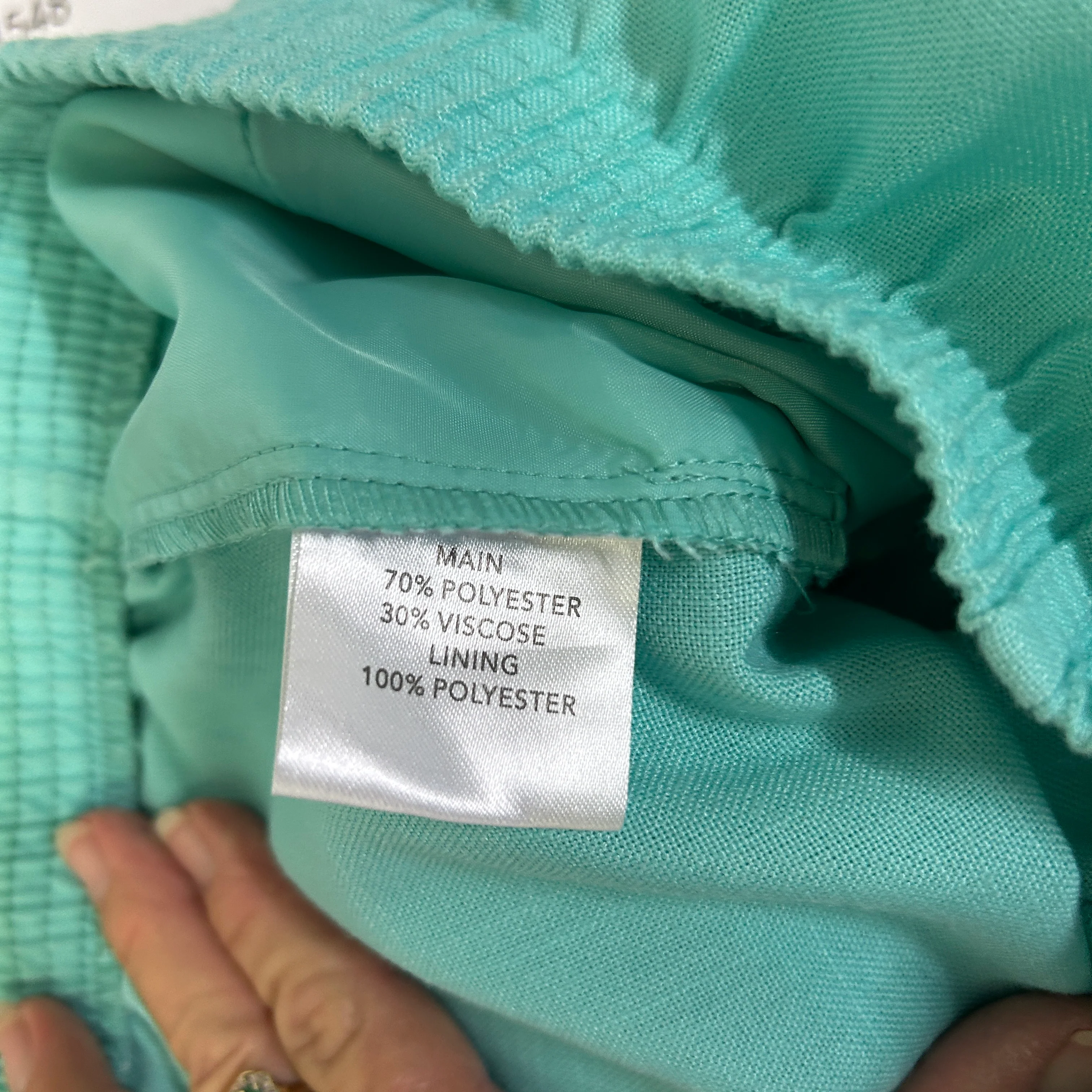 Millers Aqua Cropped Pants - Size 18 - Image 4
