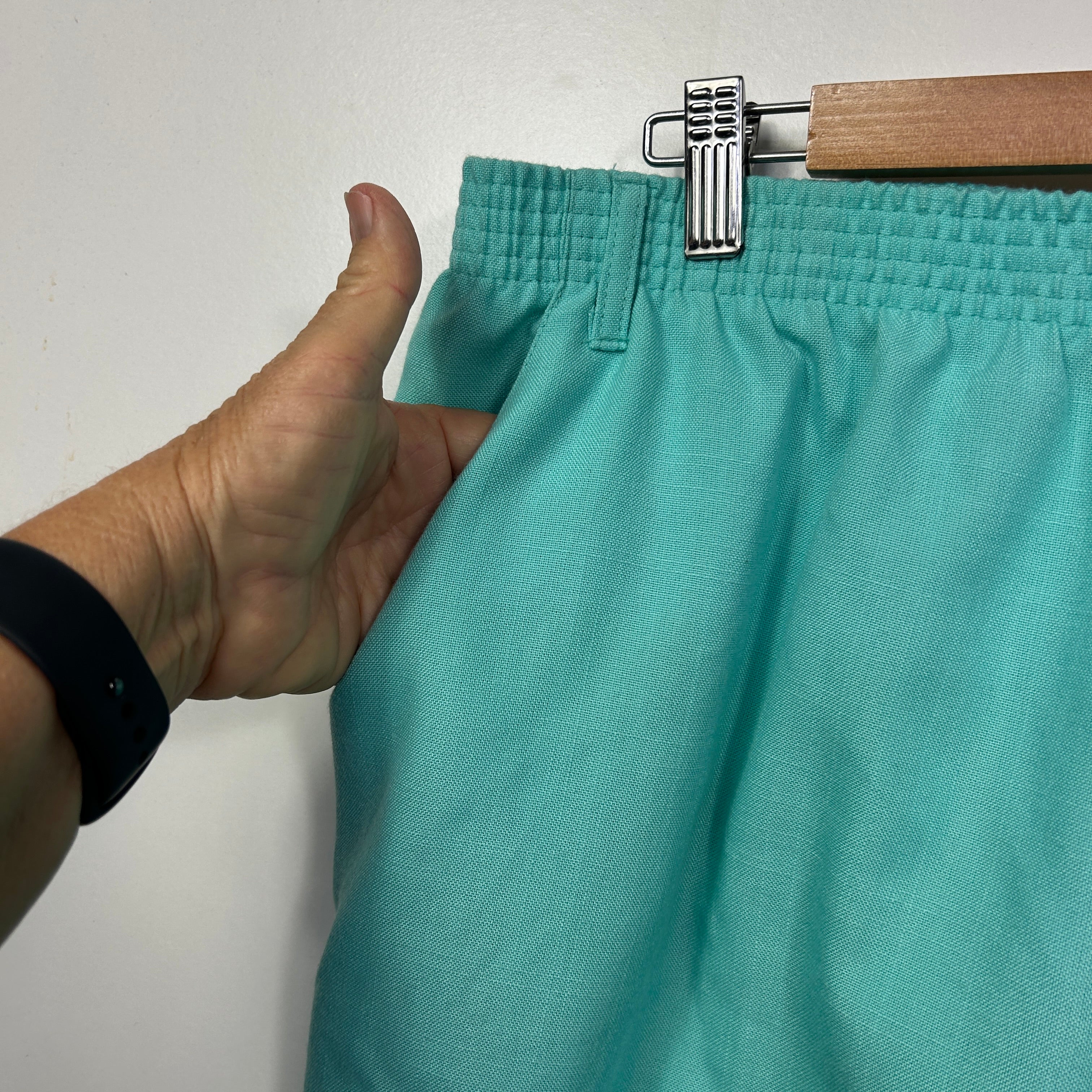 Millers Aqua Cropped Pants - Size 18 - Image 5