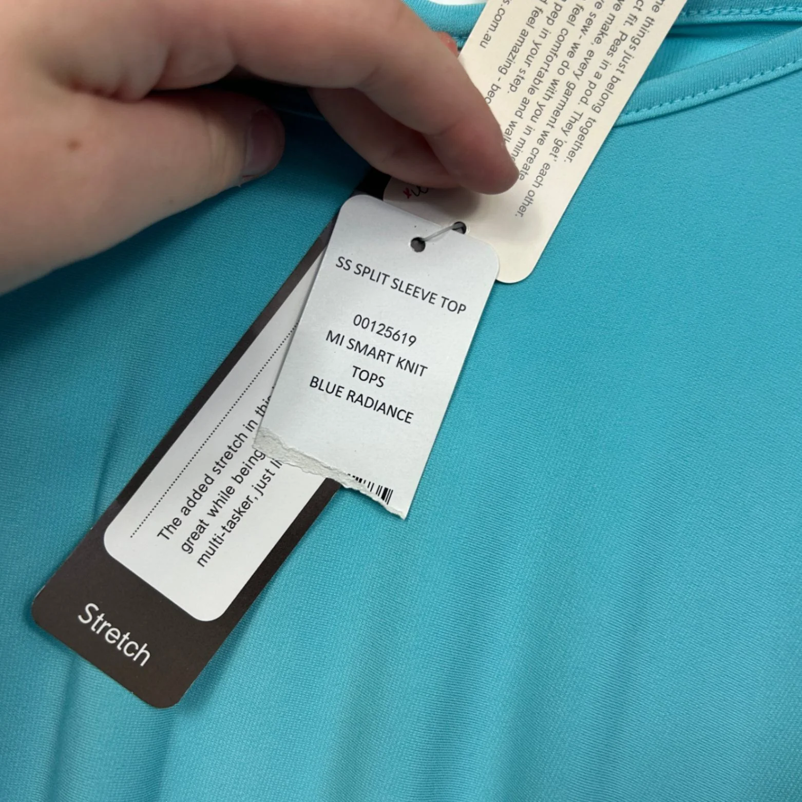 Millers Aqua Split Short Sleeve Tunic Top Size 16 - Image 6