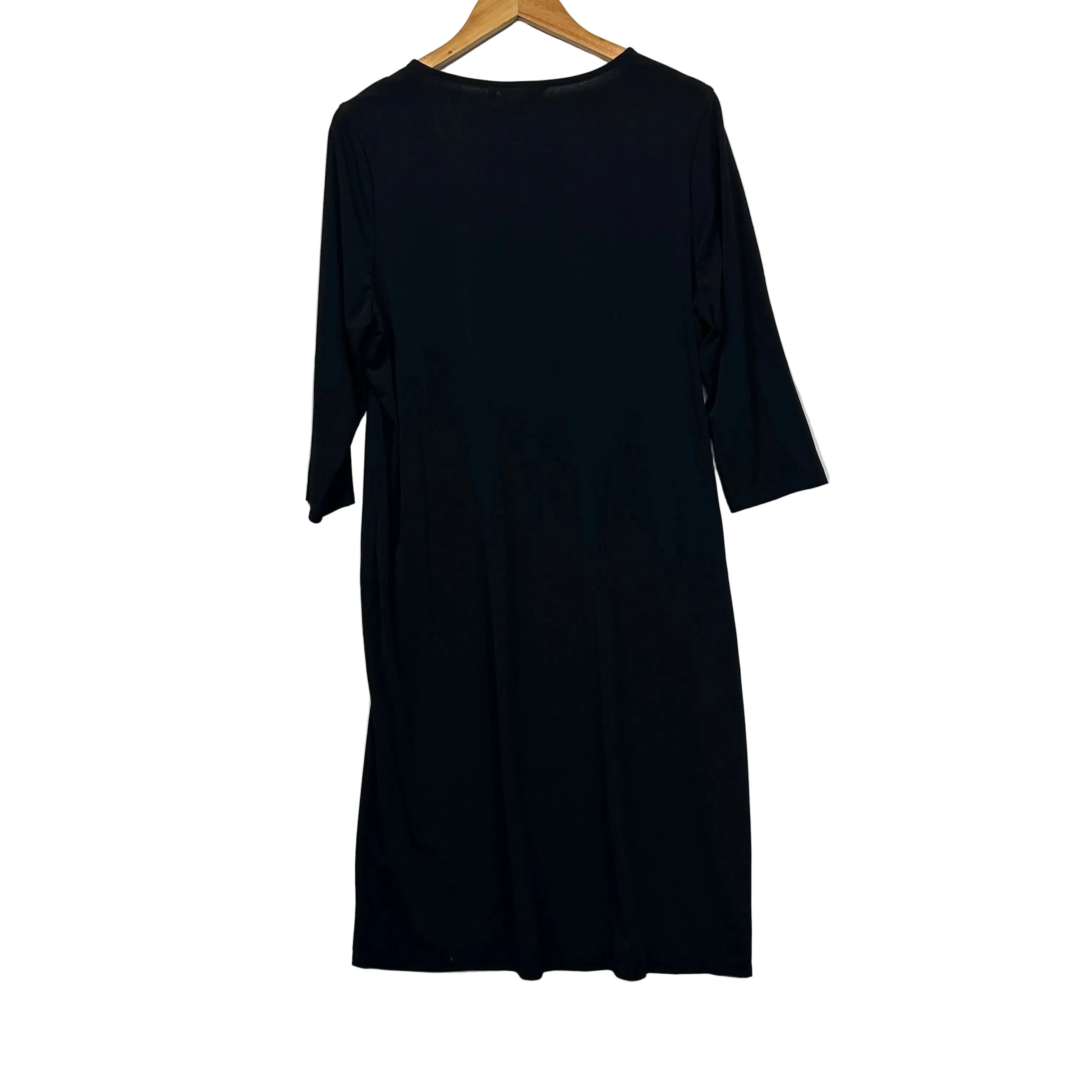 Millers Black Long Sleeve Midi Dress - Size 14 - Image 2