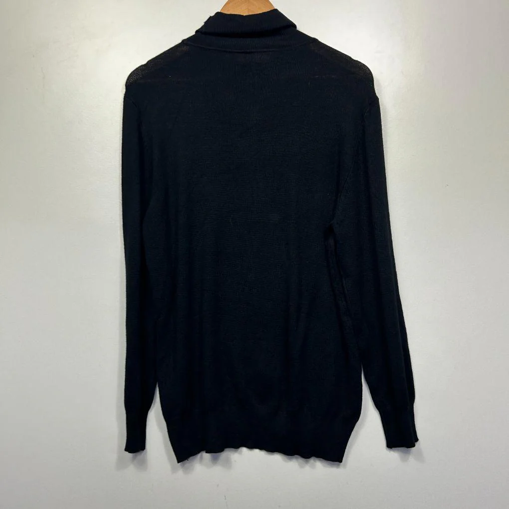 Millers Black Roll Neck Jumper - Size L - Image 4