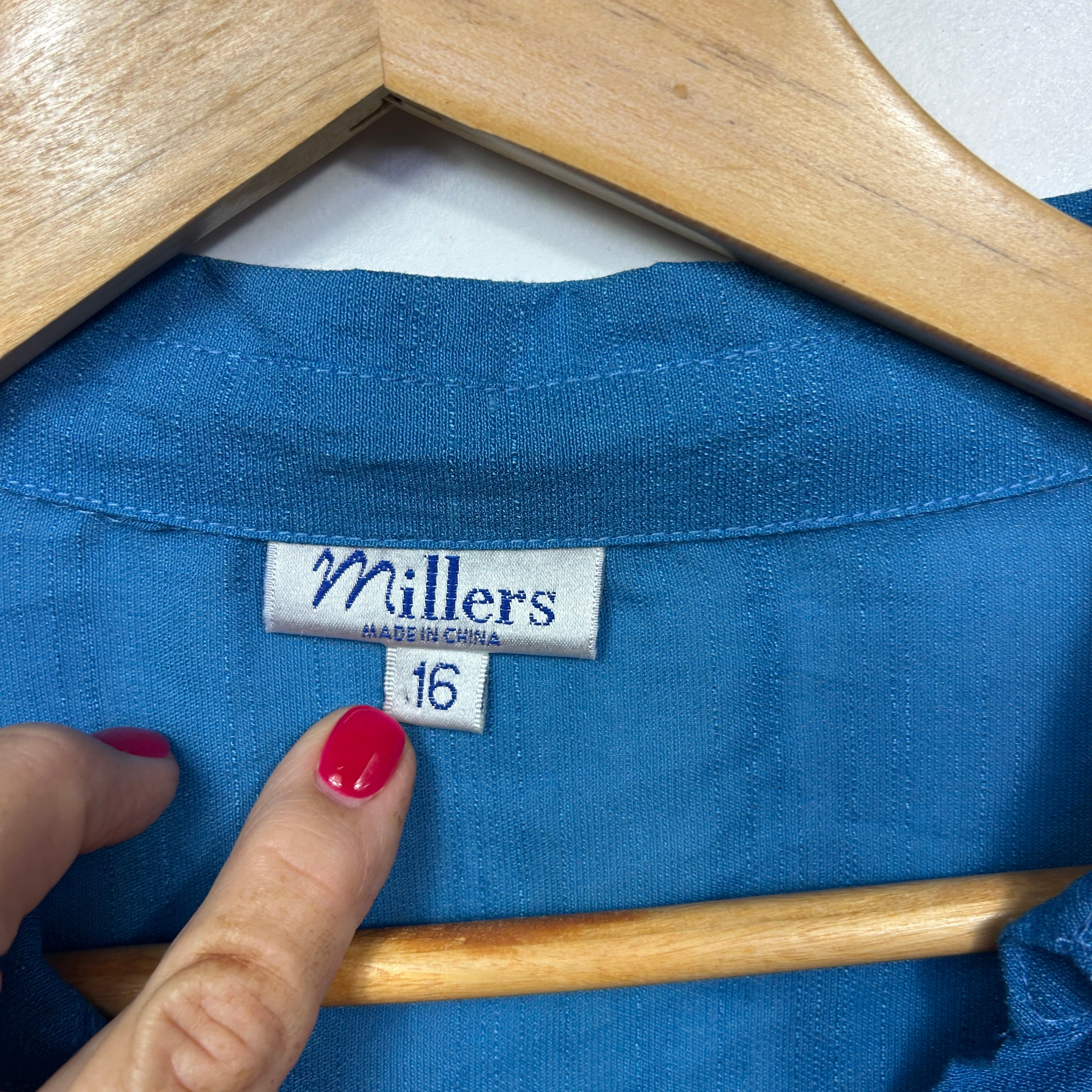 Millers Blue Shirt - Size 16 - Image 3