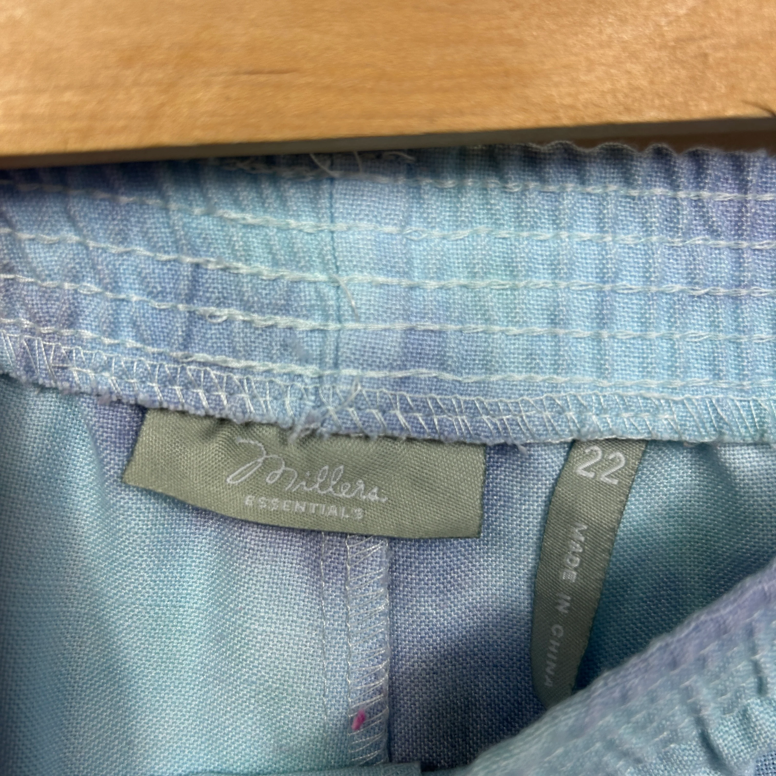 Millers Blue Tie-Dye Pants - Size 22 - Image 3