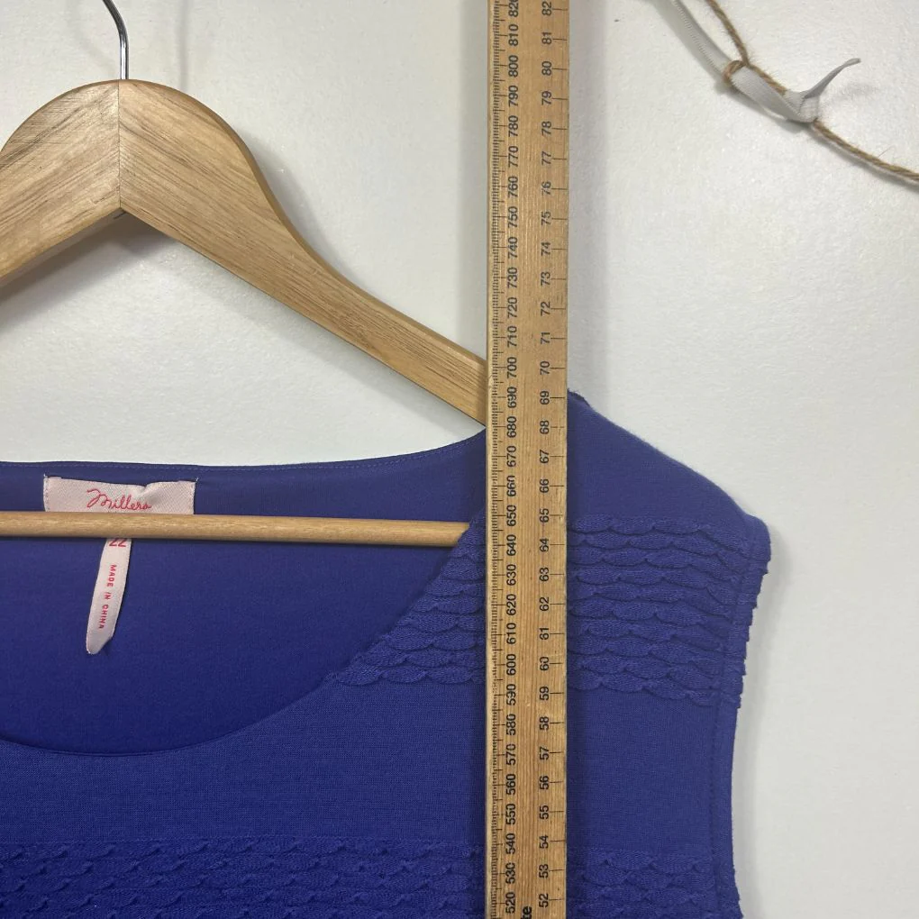 Millers Purple Top - Size 22 - Image 4