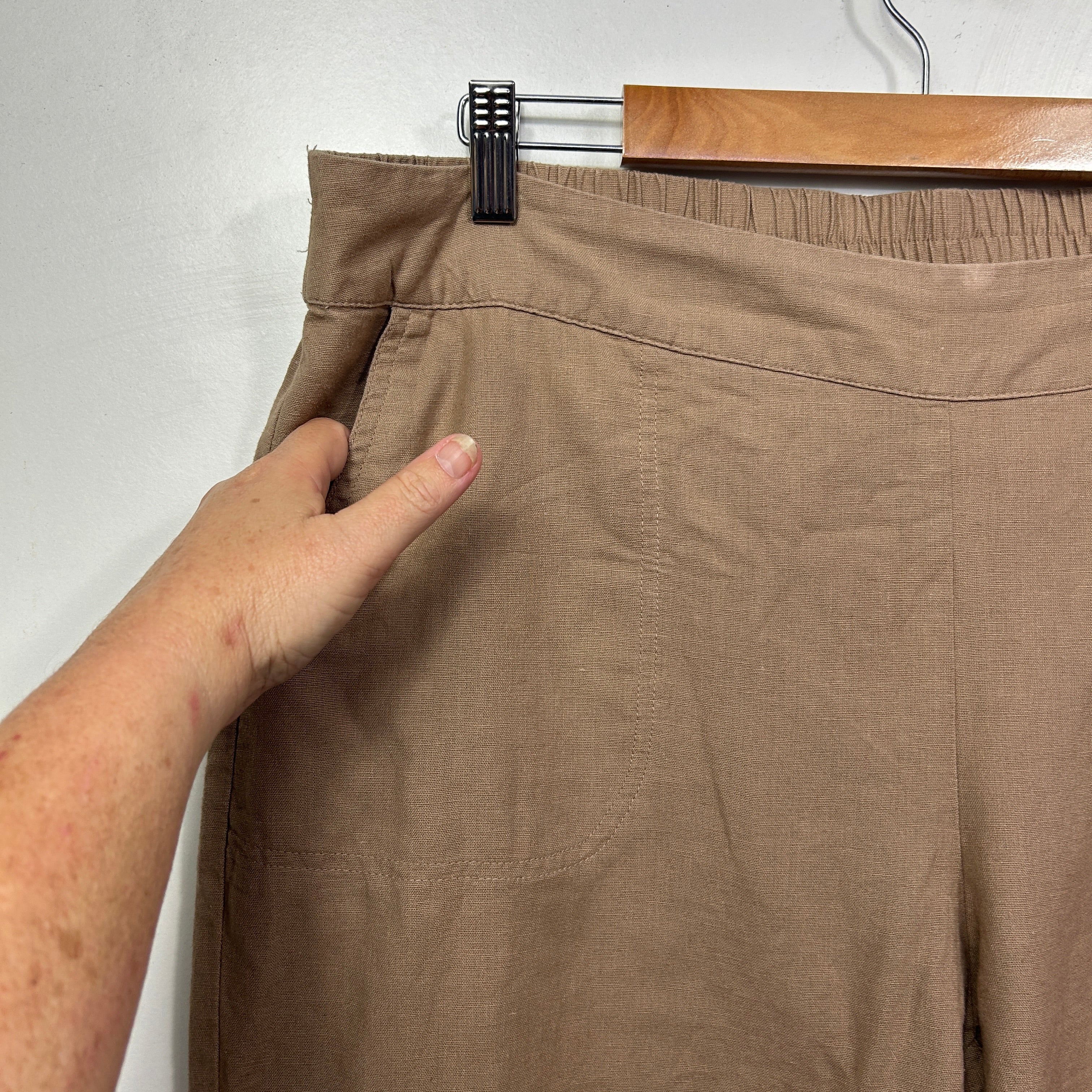 Millers Brown Cropped Pants - Size 18 - Image 4