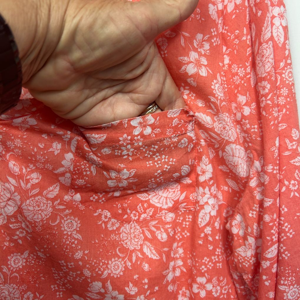 Millers Coral Floral Cotton Shirt - Size 20 - Image 6