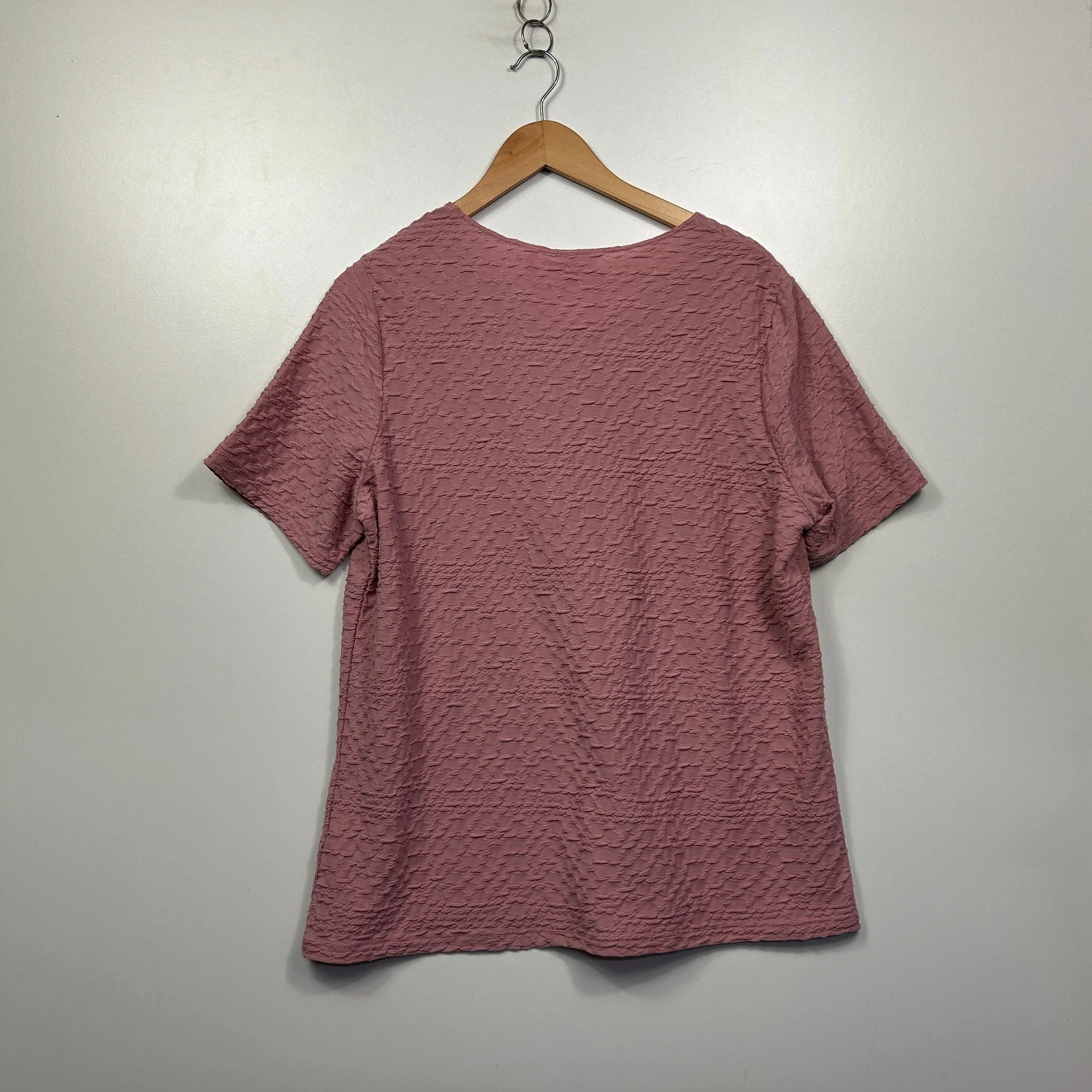 Millers Dusty Pink Textured Knit Top - Size 16 - Image 5