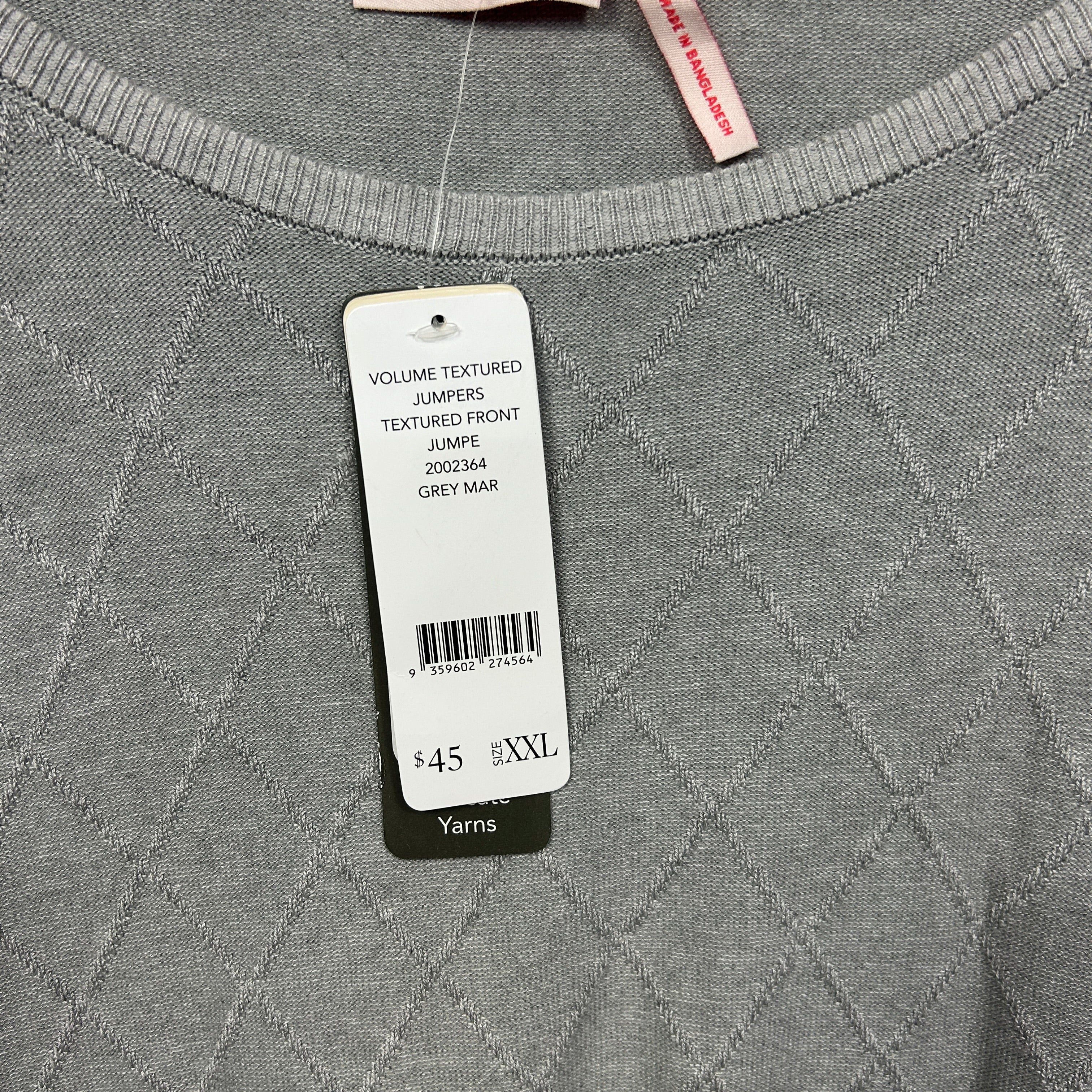 Millers Grey Jumper - Size XXL - Image 3