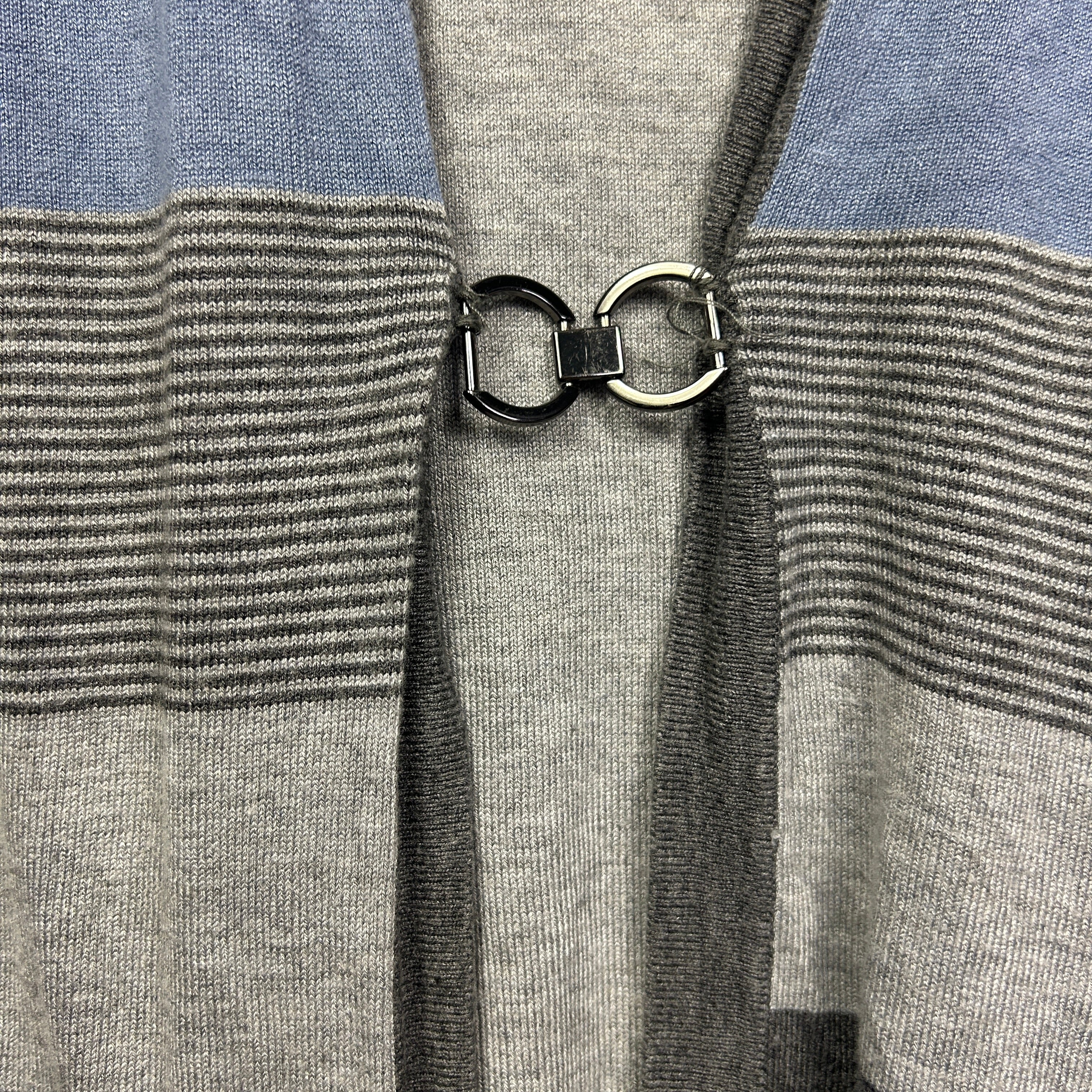 Millers Grey Stripe Cardigan Set - Size XXL - Image 3