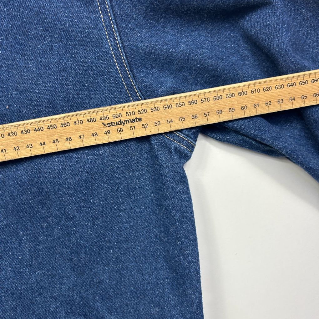 Vintage Millers Blue Cotton Denim Jacket Coat - Size 14 - Image 6