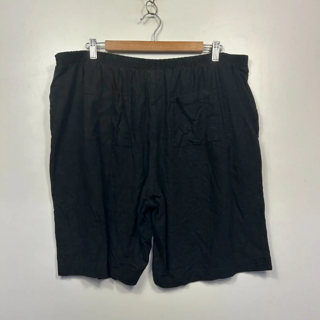 Millers Linen Blend Black Shorts - Size 20 - Image 4