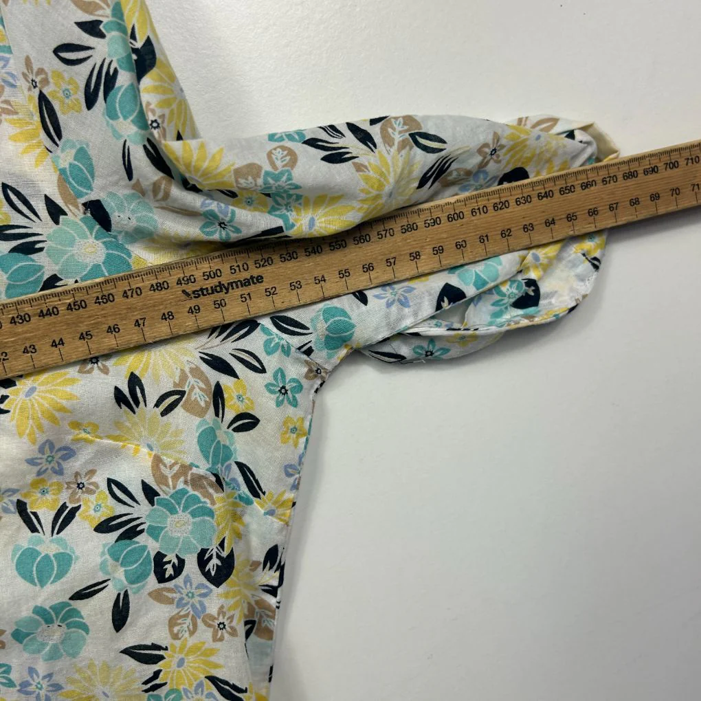 Millers Multicoloured Cotton Floral Shirt - Size 14 - Image 6