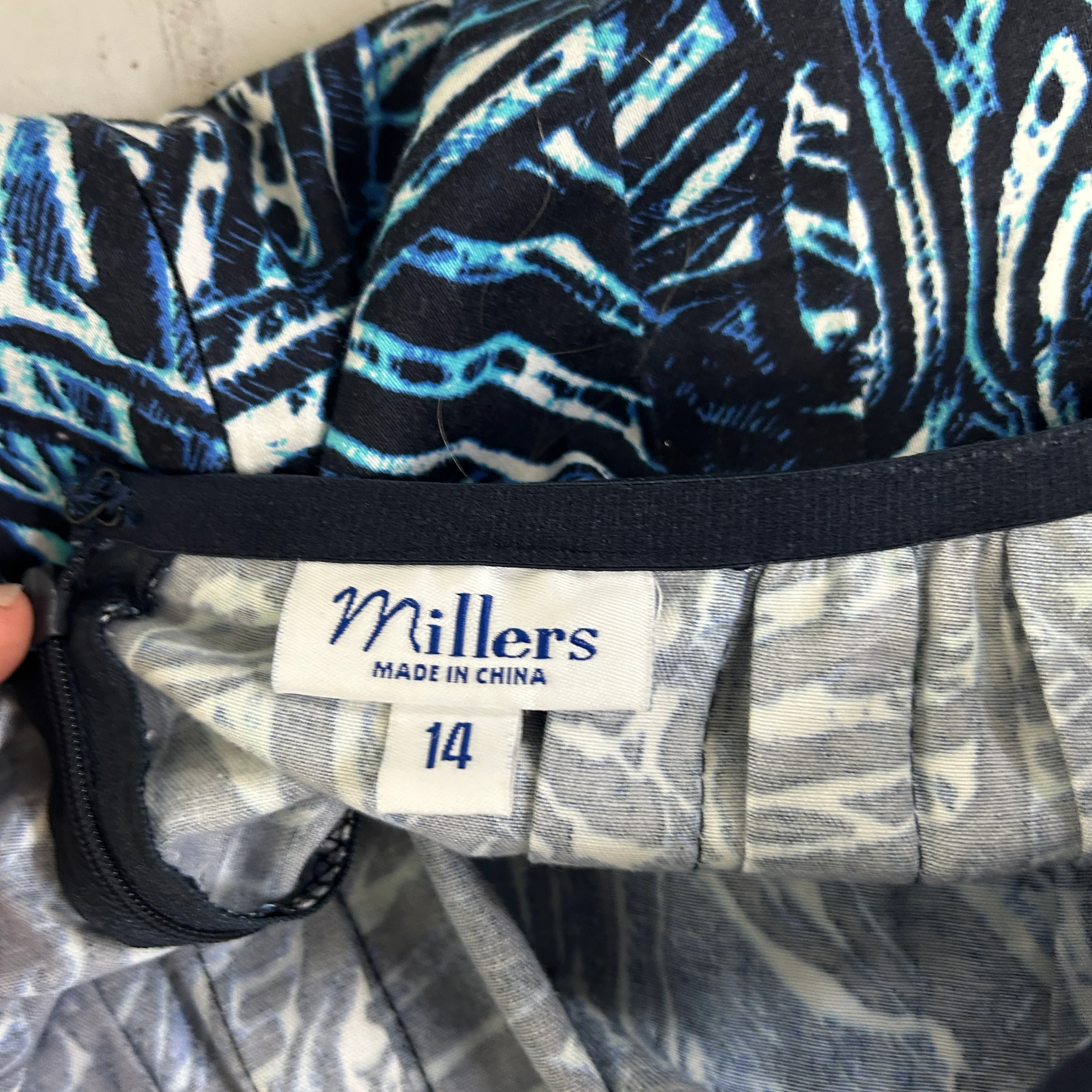 Millers Multicoloured Skirt - Size 14 - Image 3