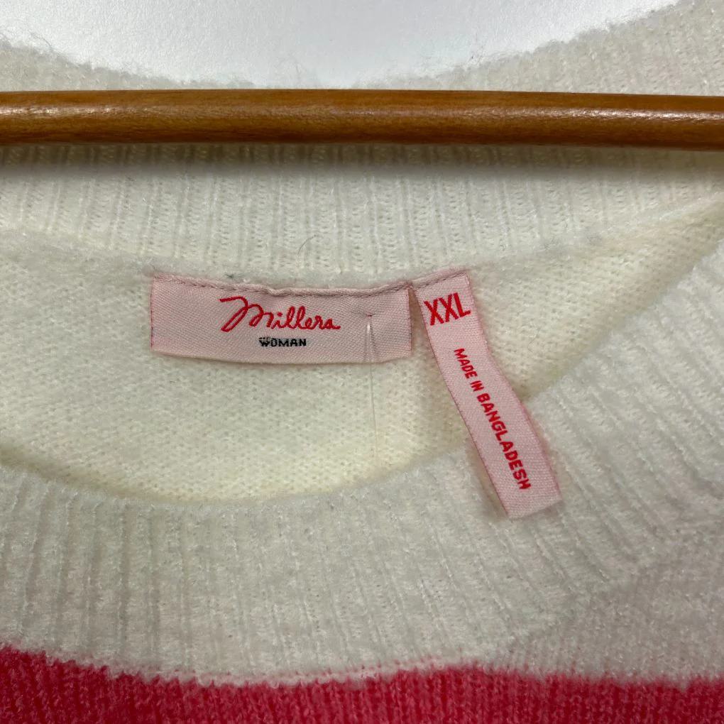 Millers Multicoloured Stripe Jumper - Size 2XL - Image 3