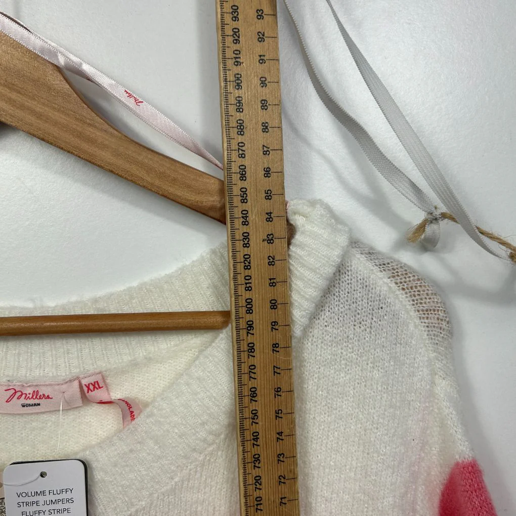Millers Multicoloured Stripe Jumper - Size 2XL - Image 6