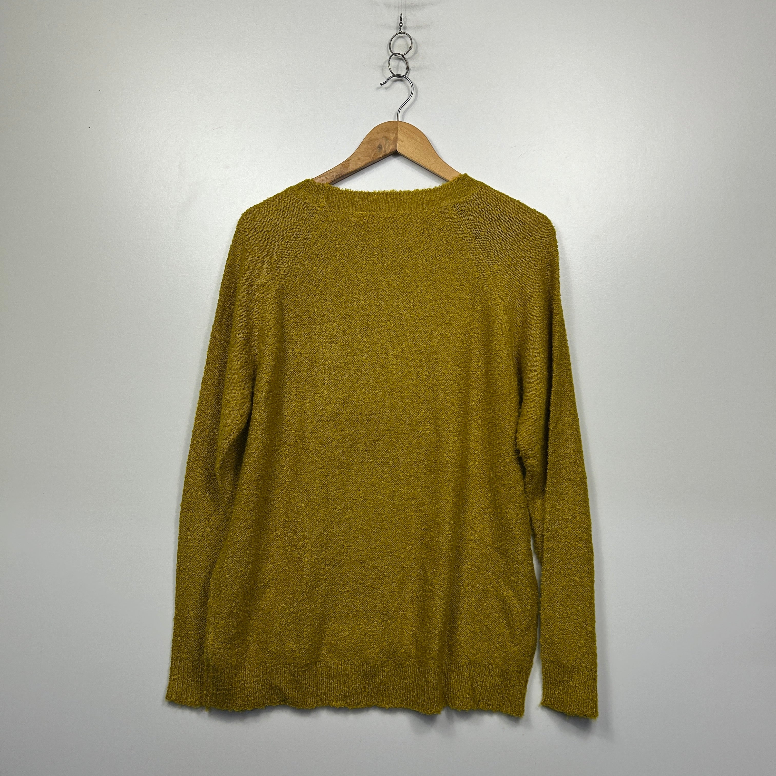 Millers Mustard Gold Knit Jumper - Size L - Image 4