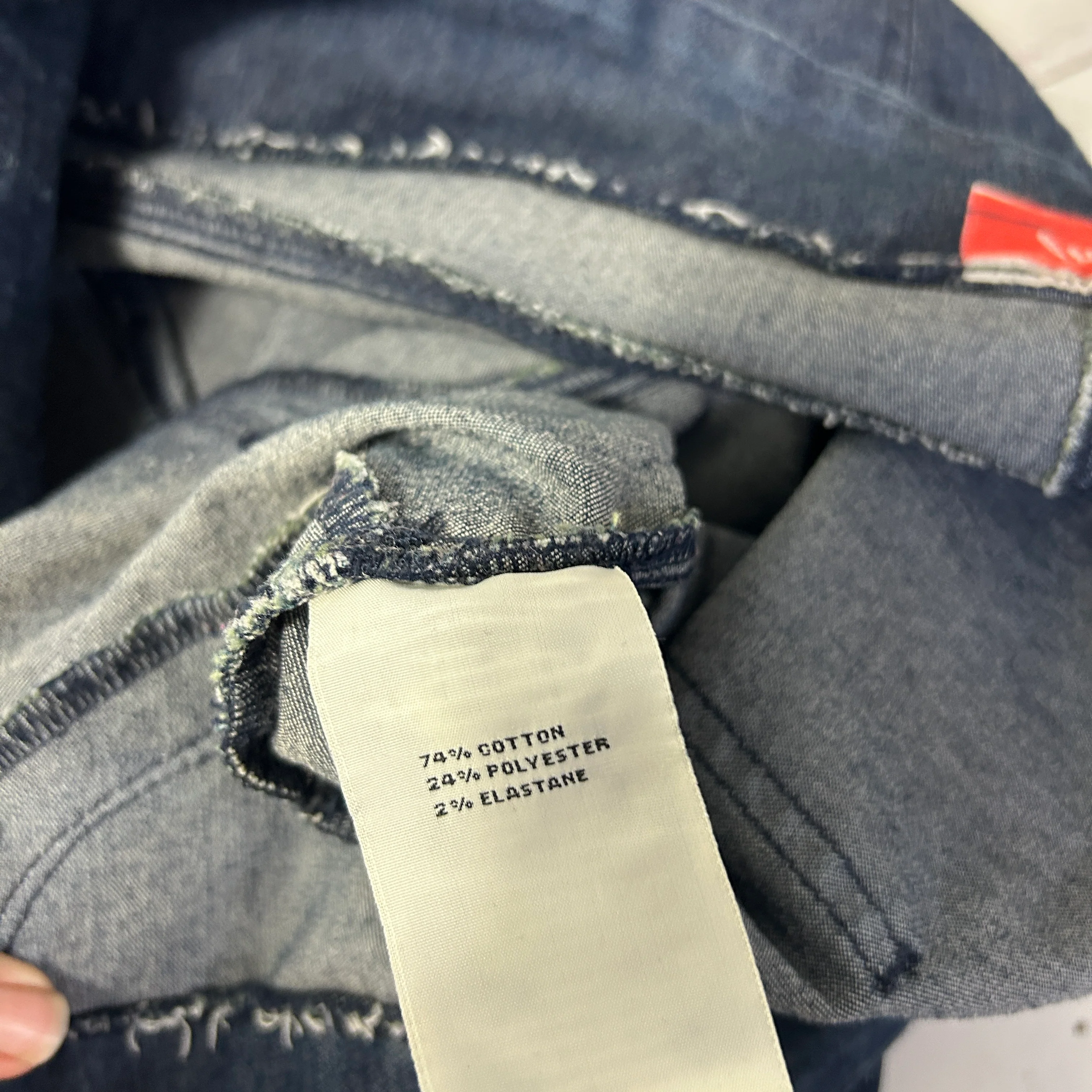 Millers Navy Denim Capri Pants - Size 16 - Image 4
