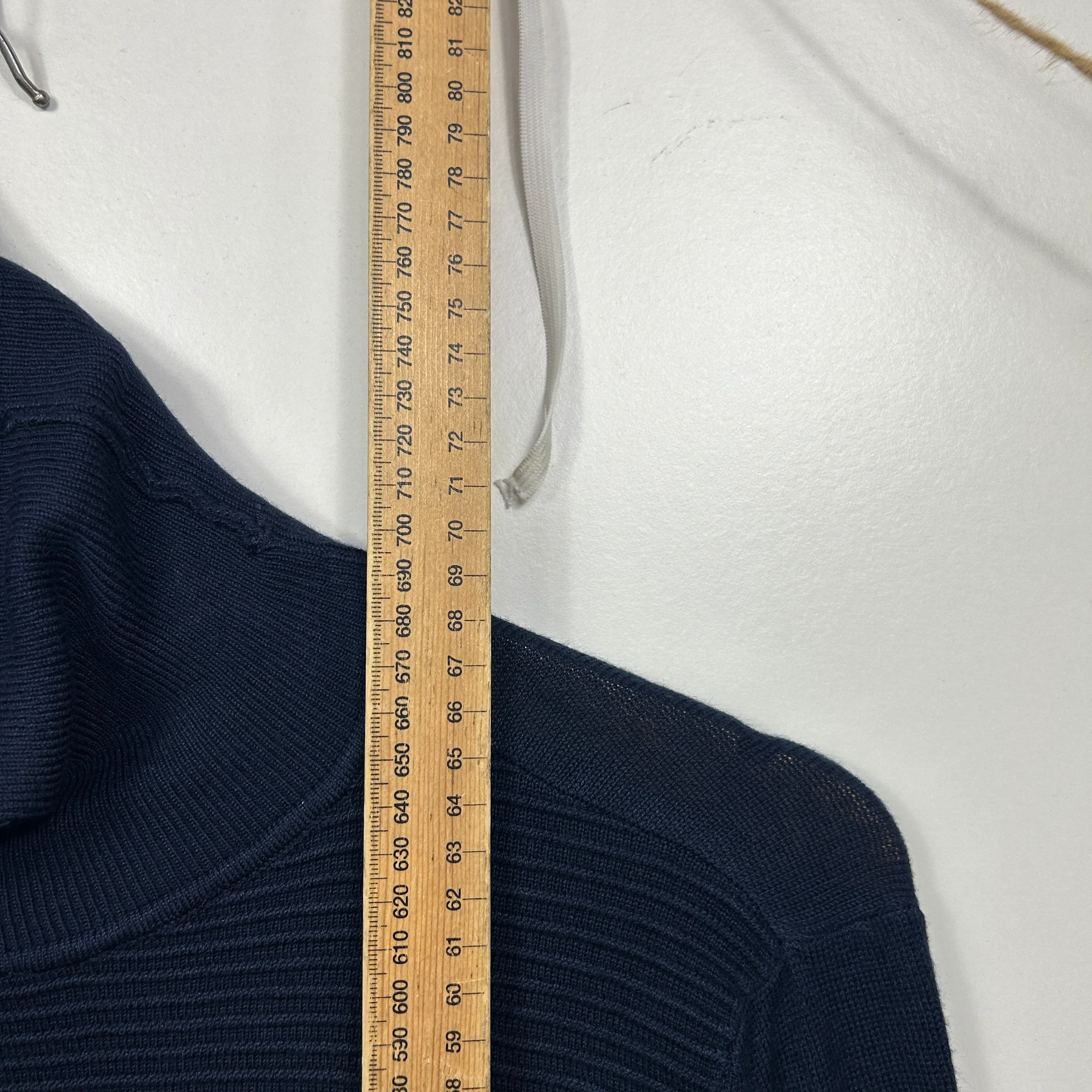 Millers Navy Knit Cowl Neck Long Sleeve Top Jumper - Size L - Image 6
