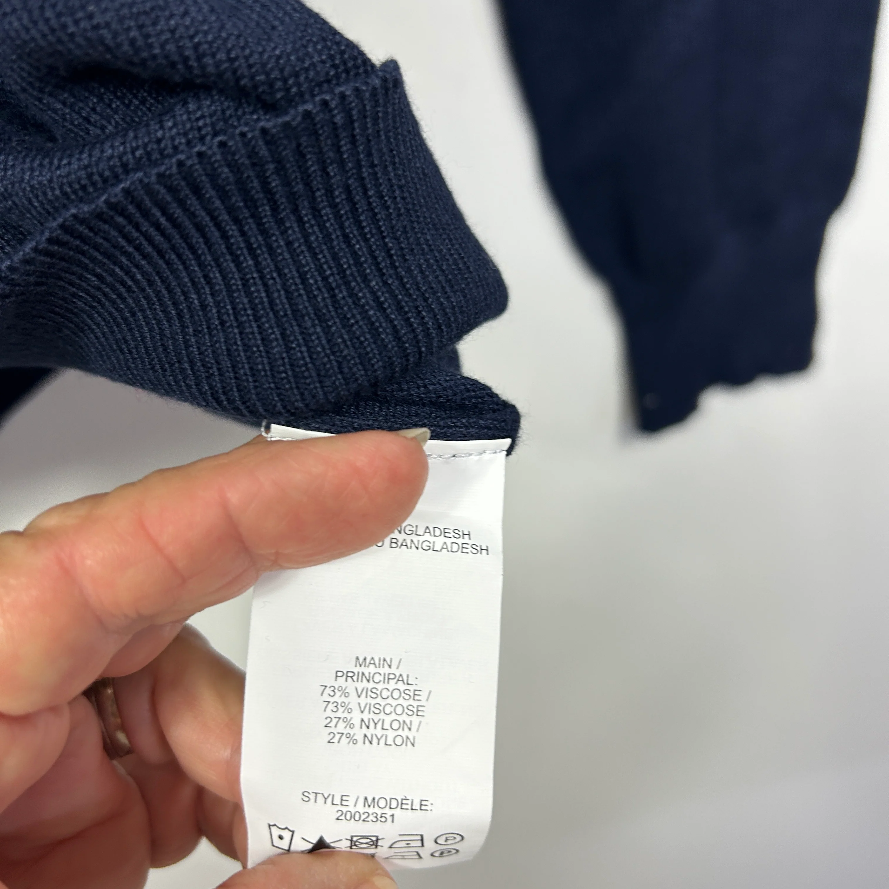 Millers Navy Turtleneck Sweater - Size 12/M - Image 2