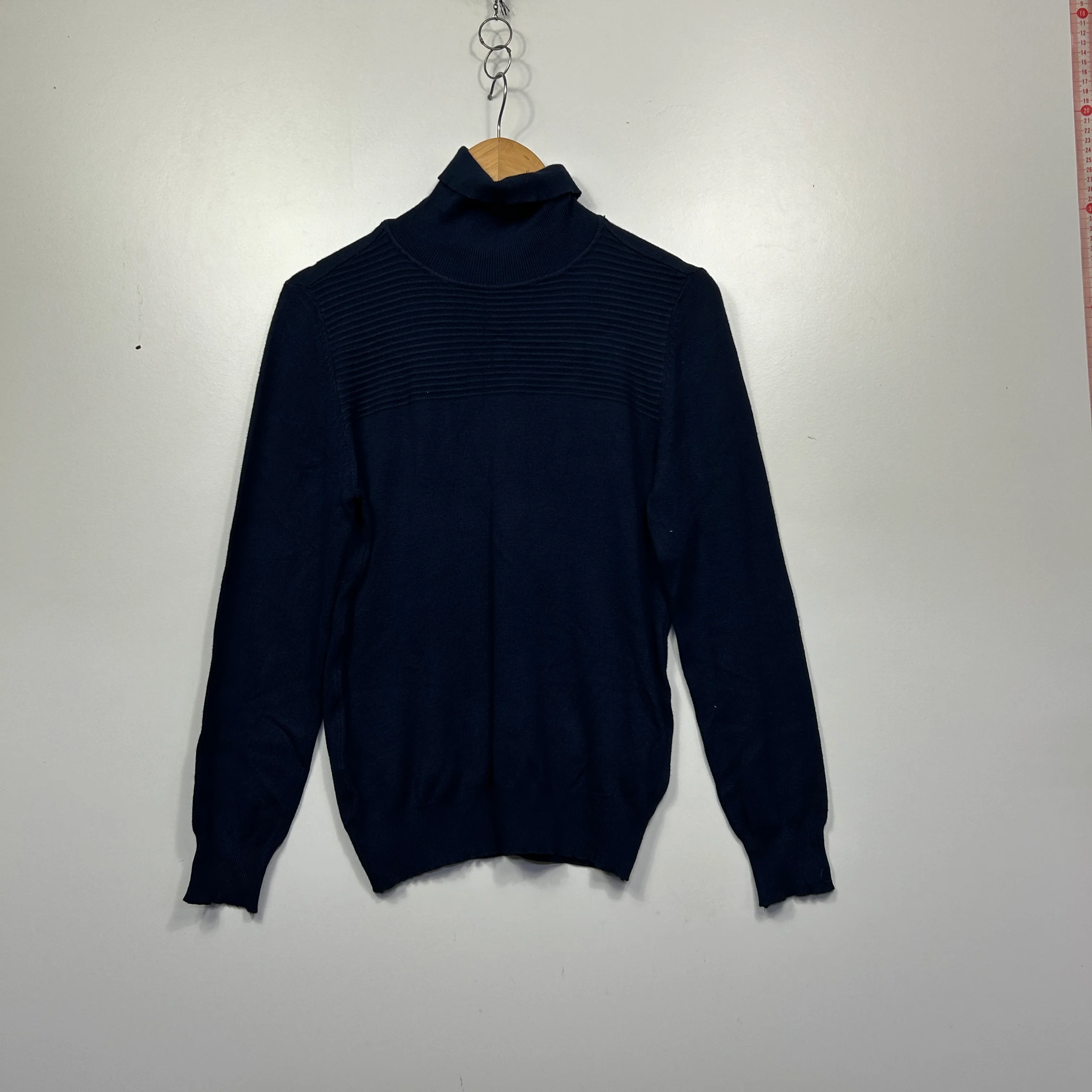 Millers Navy Turtleneck Sweater - Size 12/M - Image 3