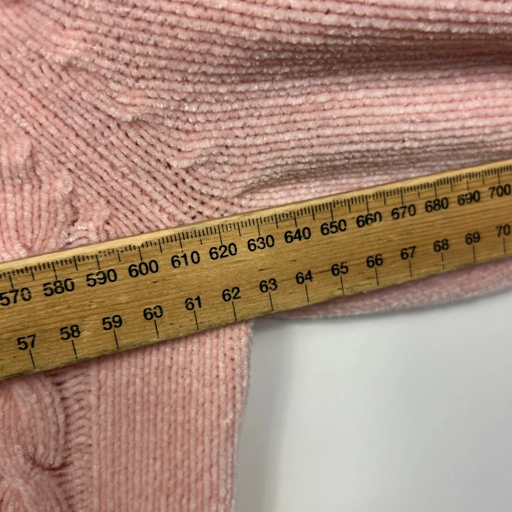 Millers Pink Cable Knit Zip Cardigan - Size XXL - Image 5