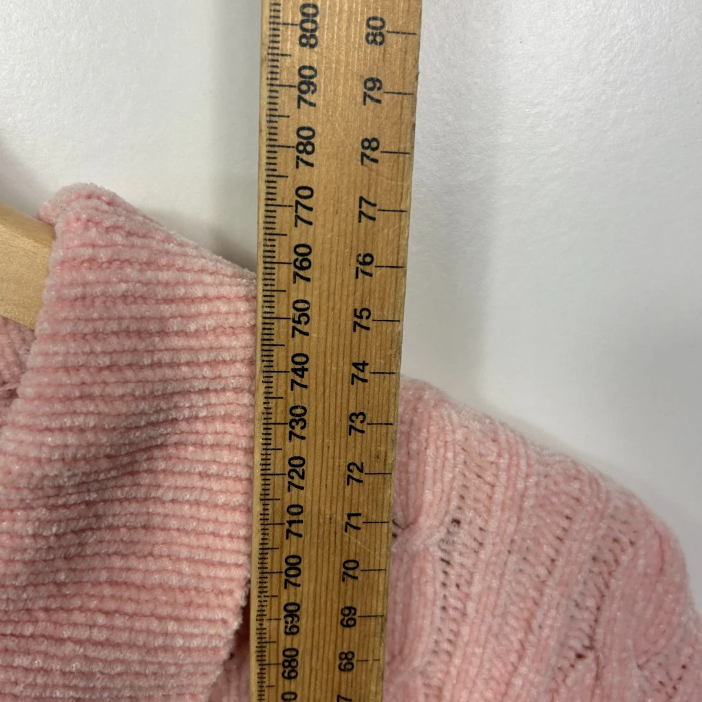 Millers Pink Cable Knit Zip Cardigan - Size XXL - Image 6