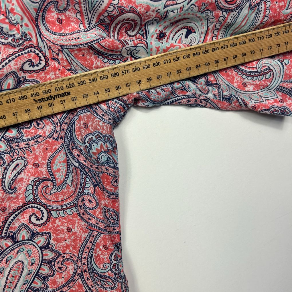 Millers Pink Cotton Paisley Shirt - Size 14 - Image 5