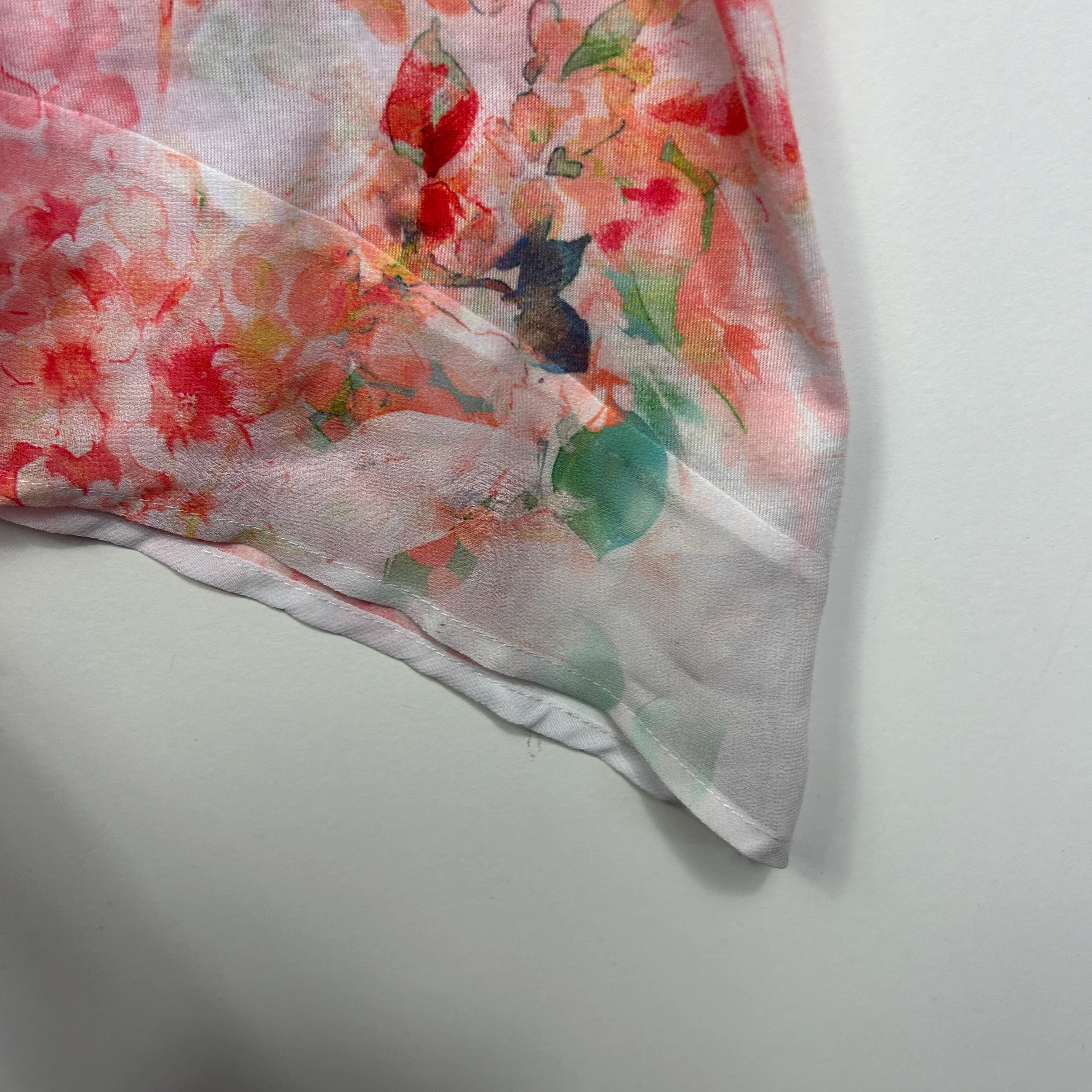 Millers Pink Floral Asymmetric Top - Size 18 - Image 4