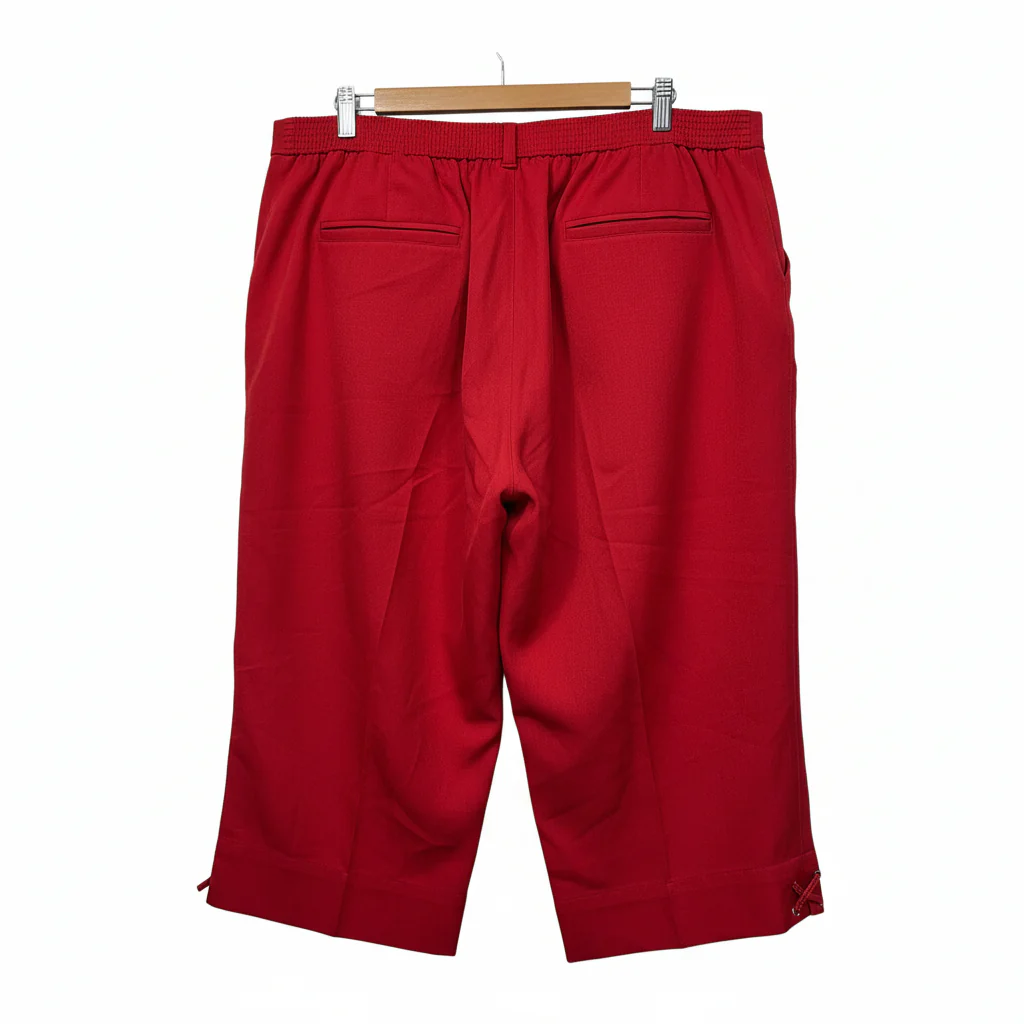 Millers Red Cropped Pants - Size 20 - Image 2